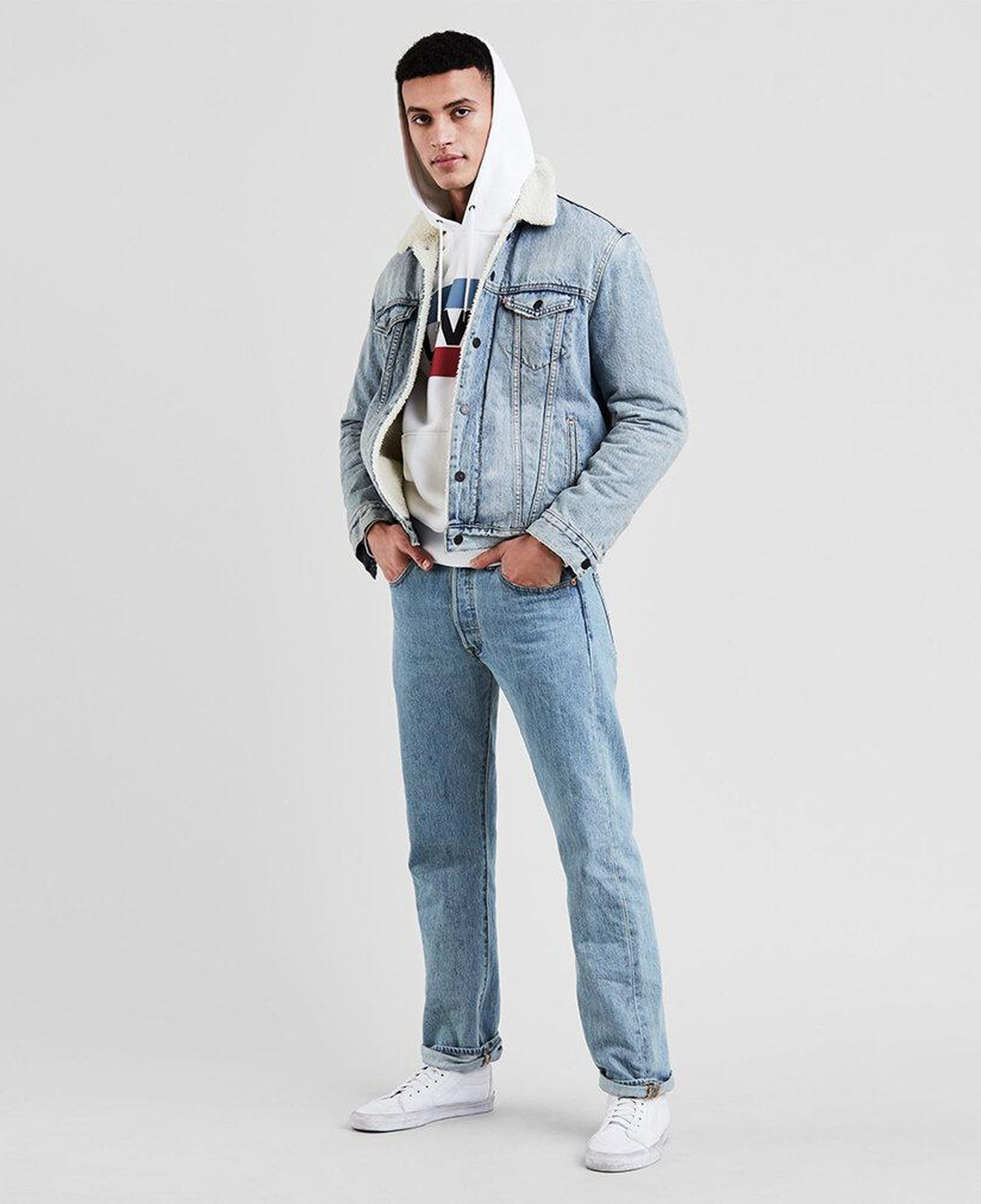 501® Levi's® Original Erkek Jean Pantolon - Light Stonewash