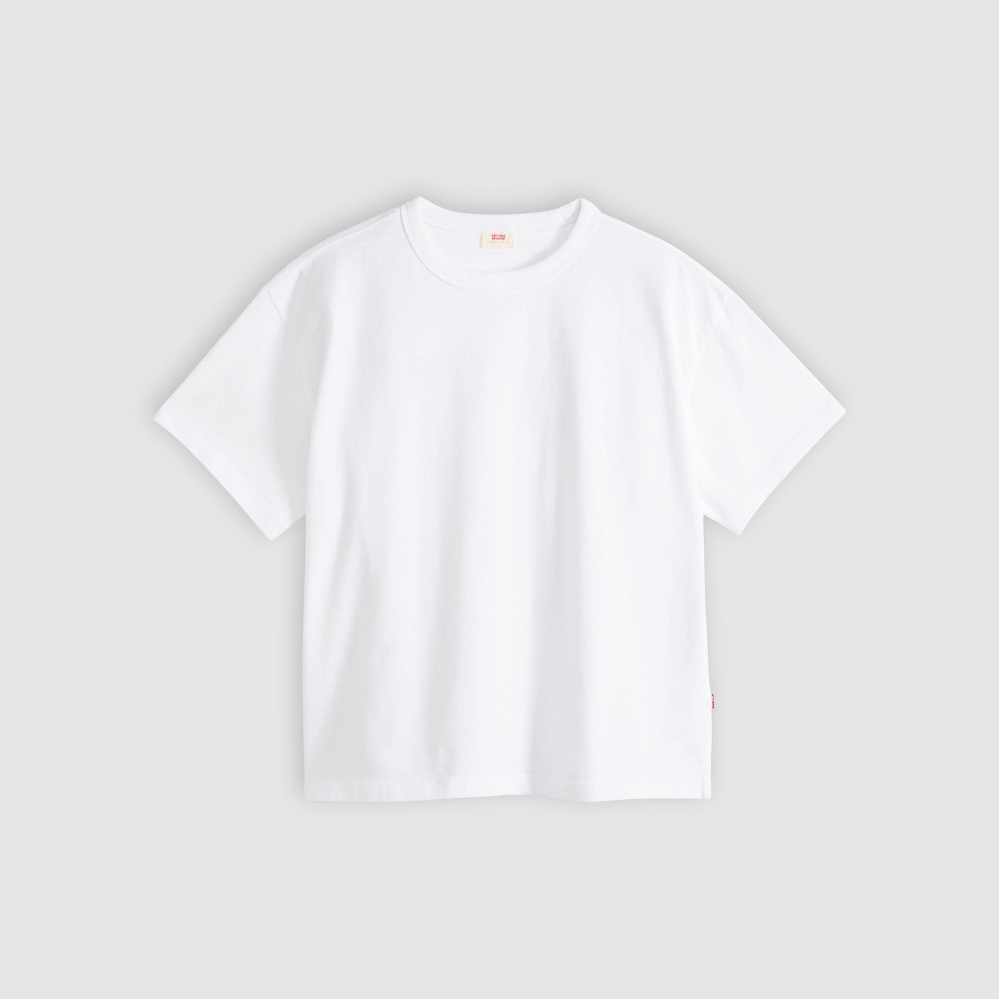 Vintage Basic Beyaz Tişört