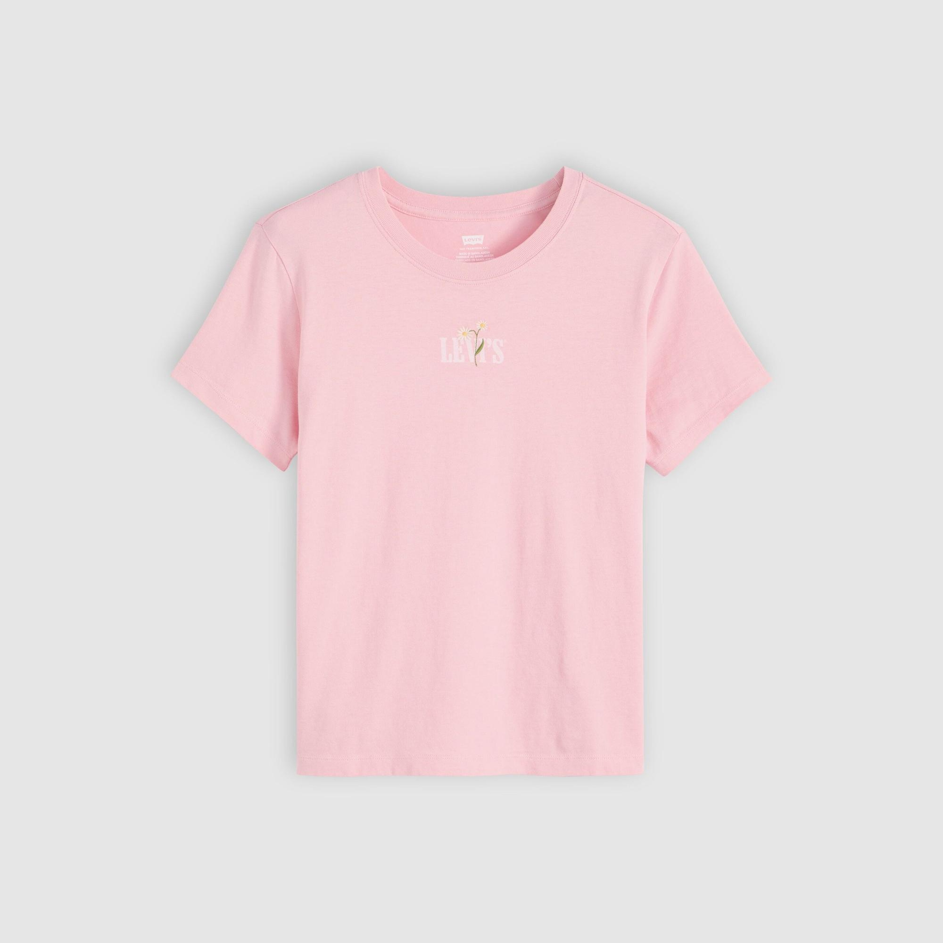Baskılı Favorite Pembe Tişört