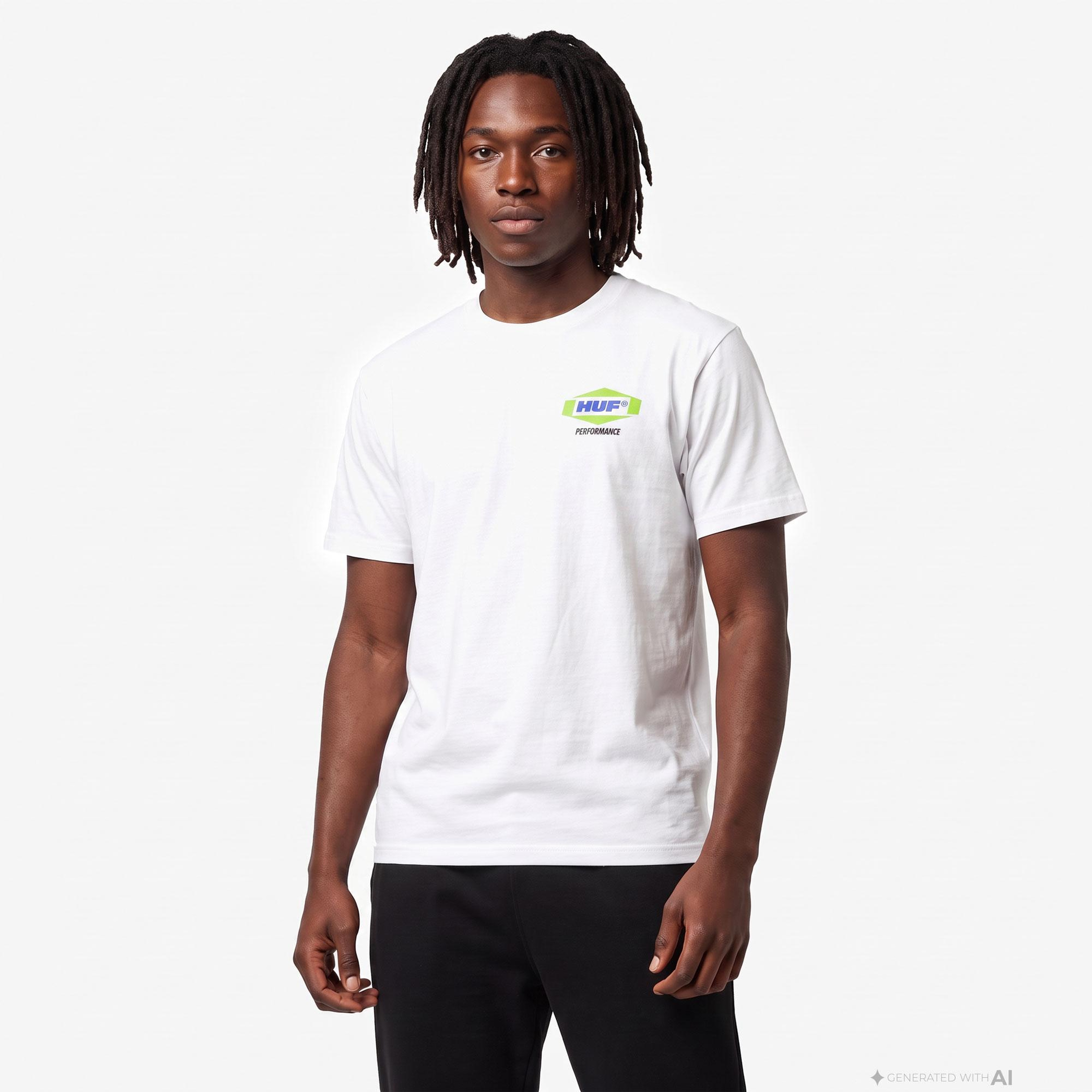 Huf Spark It Up Erkek Beyaz T-Shirt