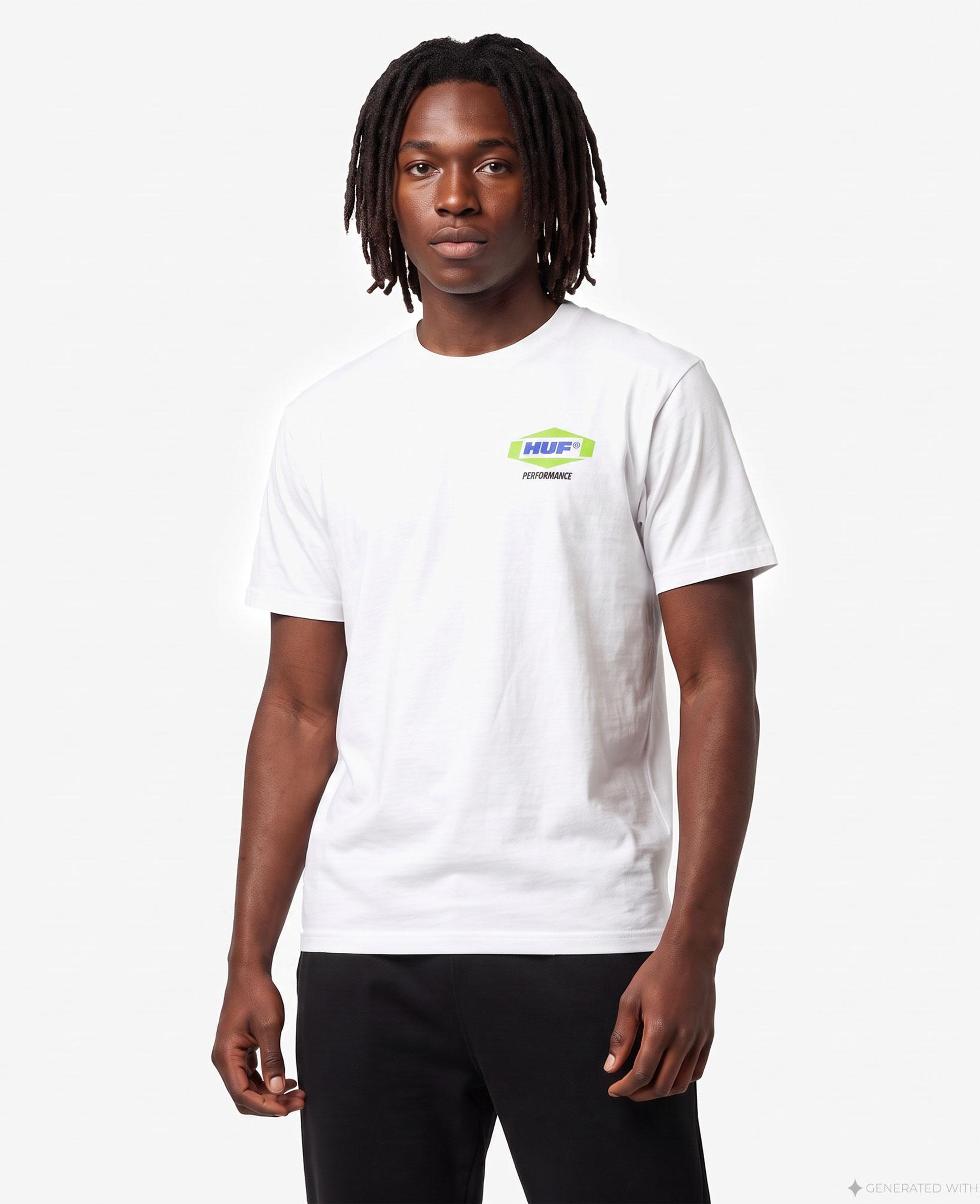 Huf Spark It Up Erkek Beyaz T-Shirt