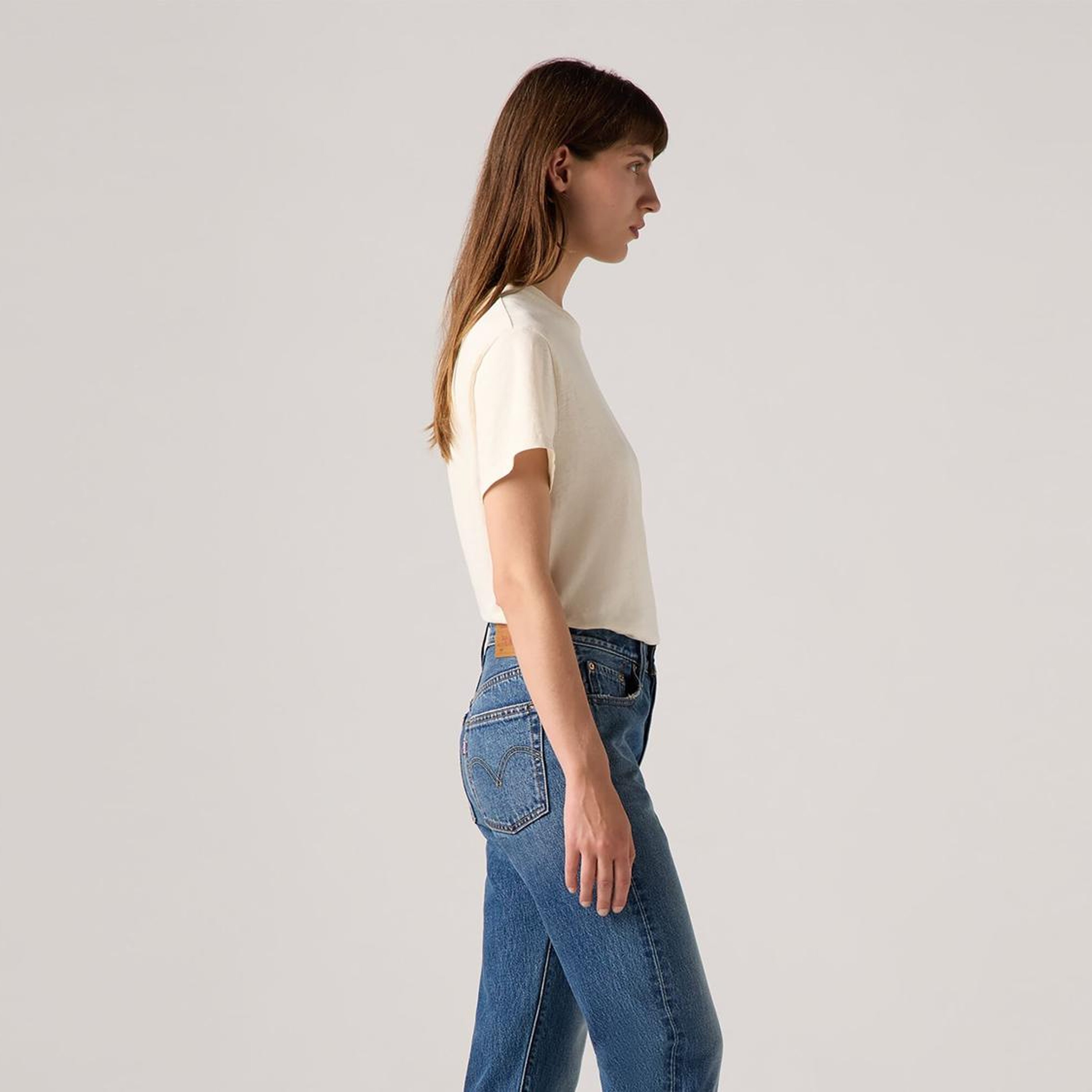 501® Crop Selvedge Kadın Jean Pantolon - After Four Selvedge