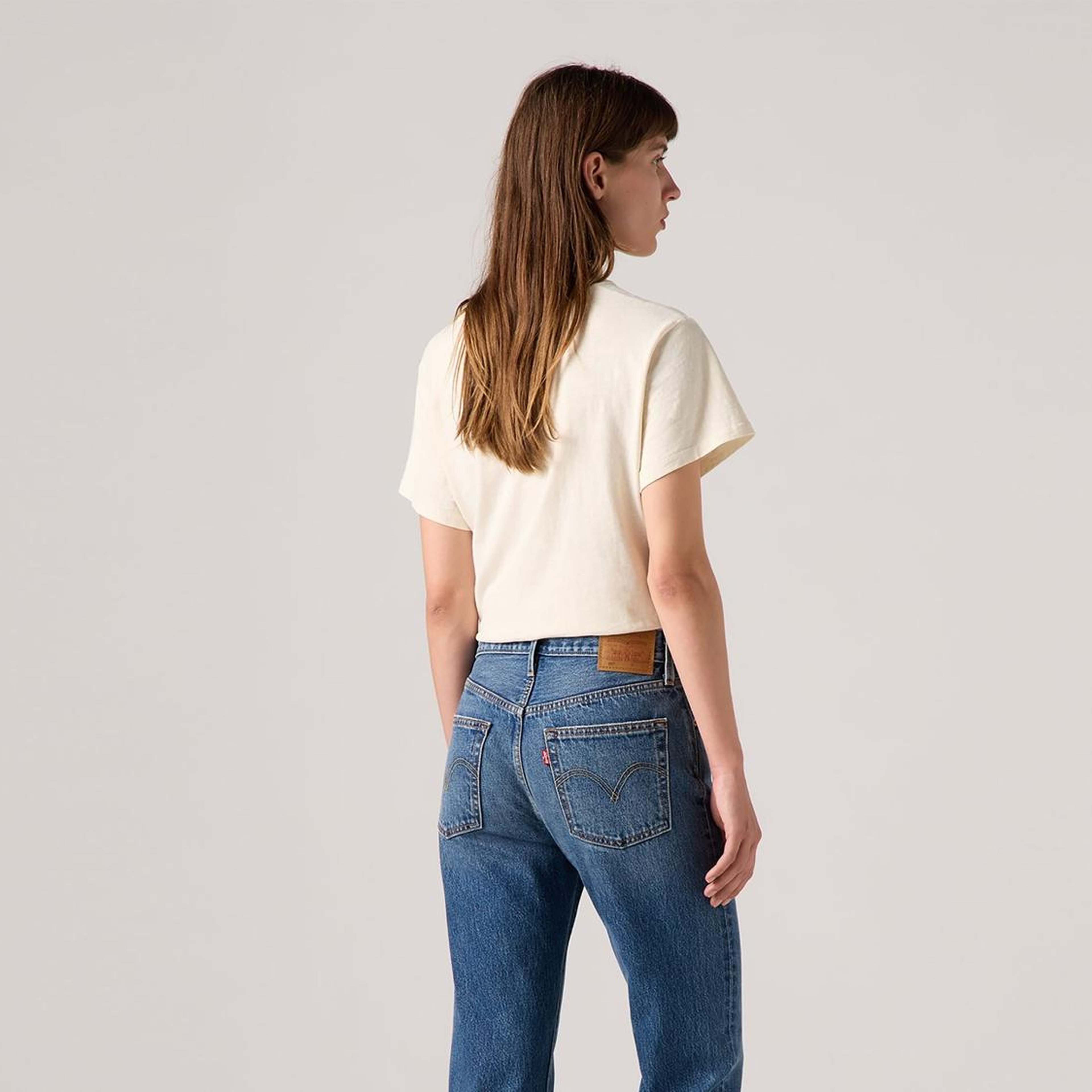 501® Crop Selvedge Kadın Jean Pantolon - After Four Selvedge