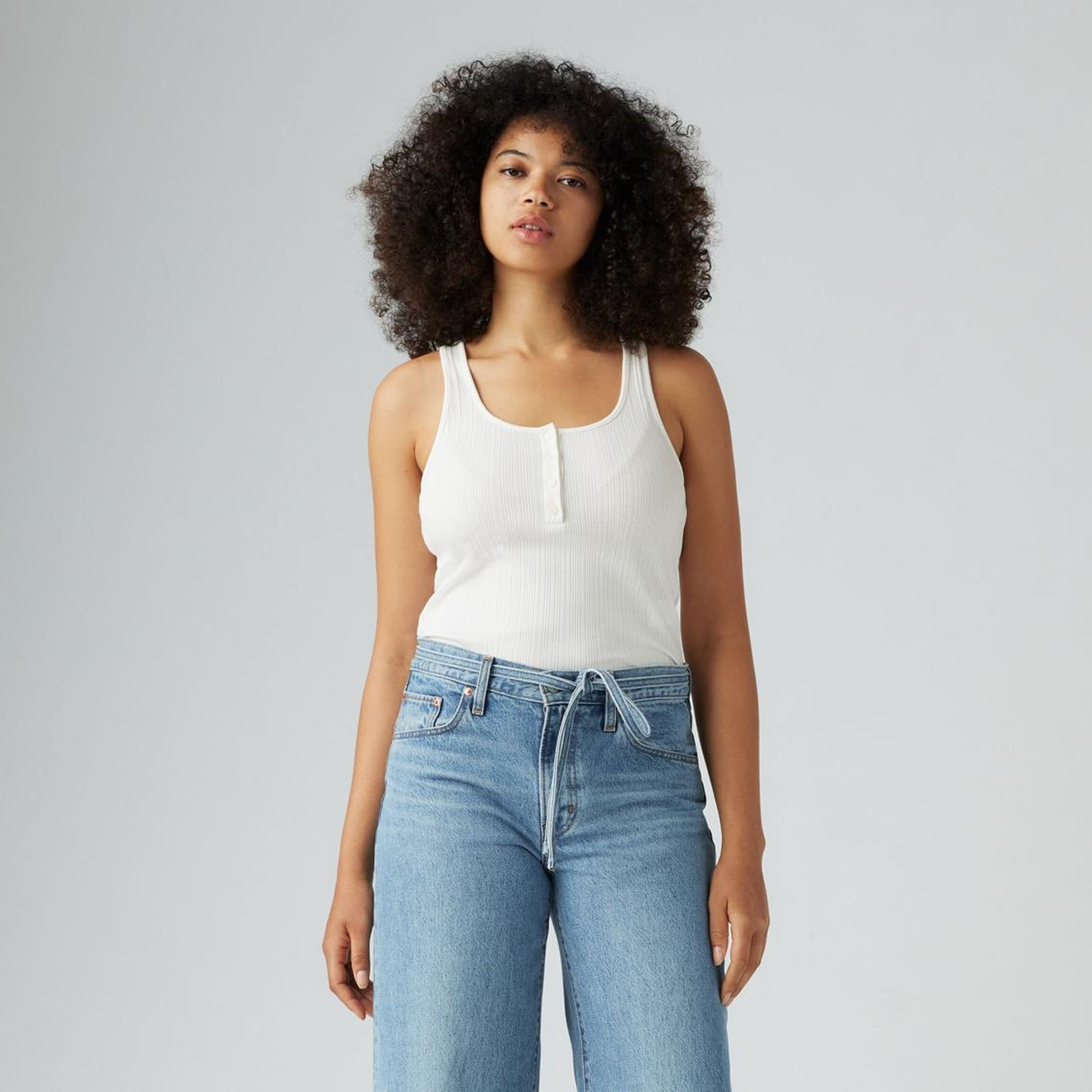 Vacationer Ribbed Tank Top