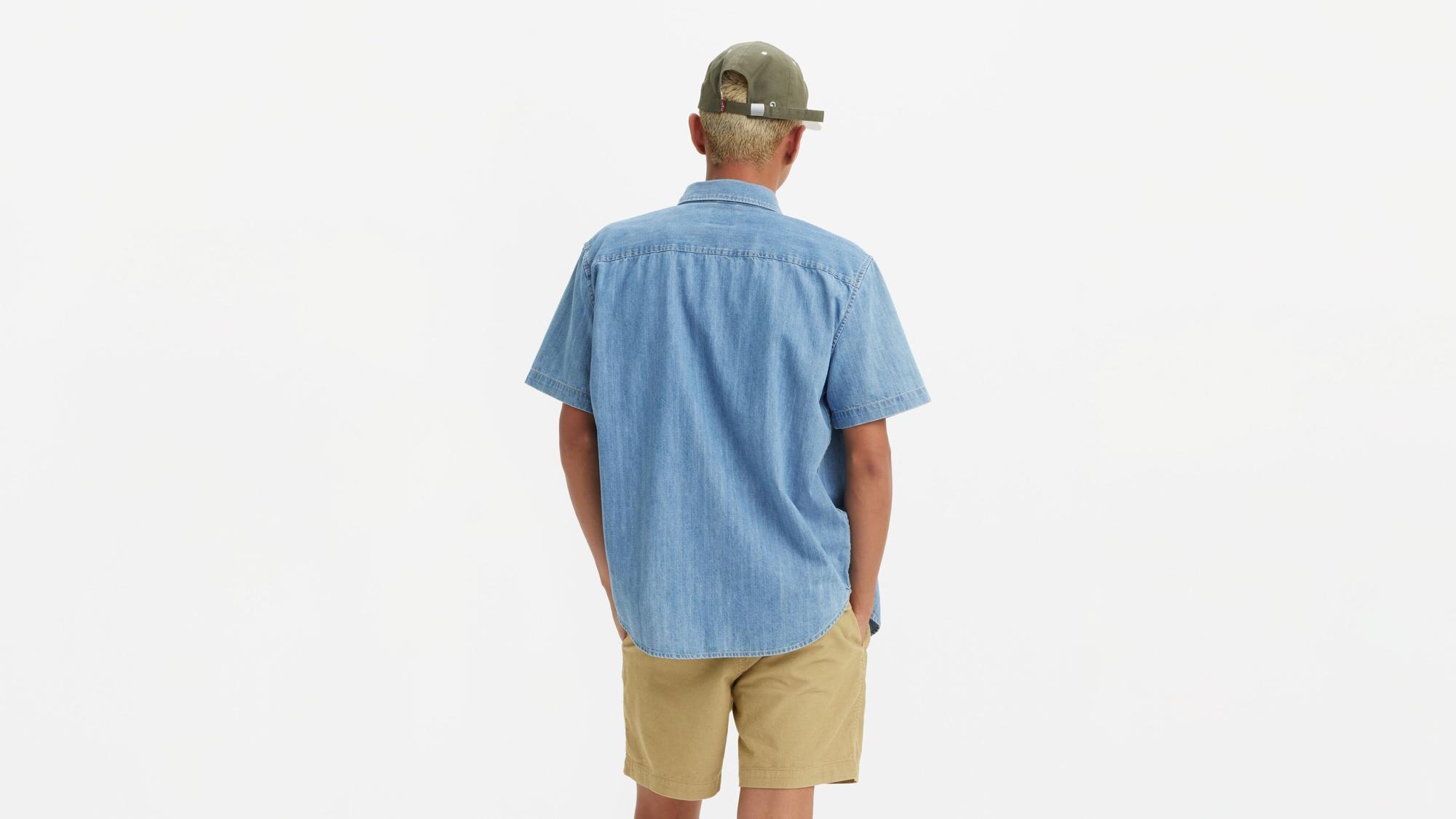 Short Sleeve Authentic Button Down Gömlek