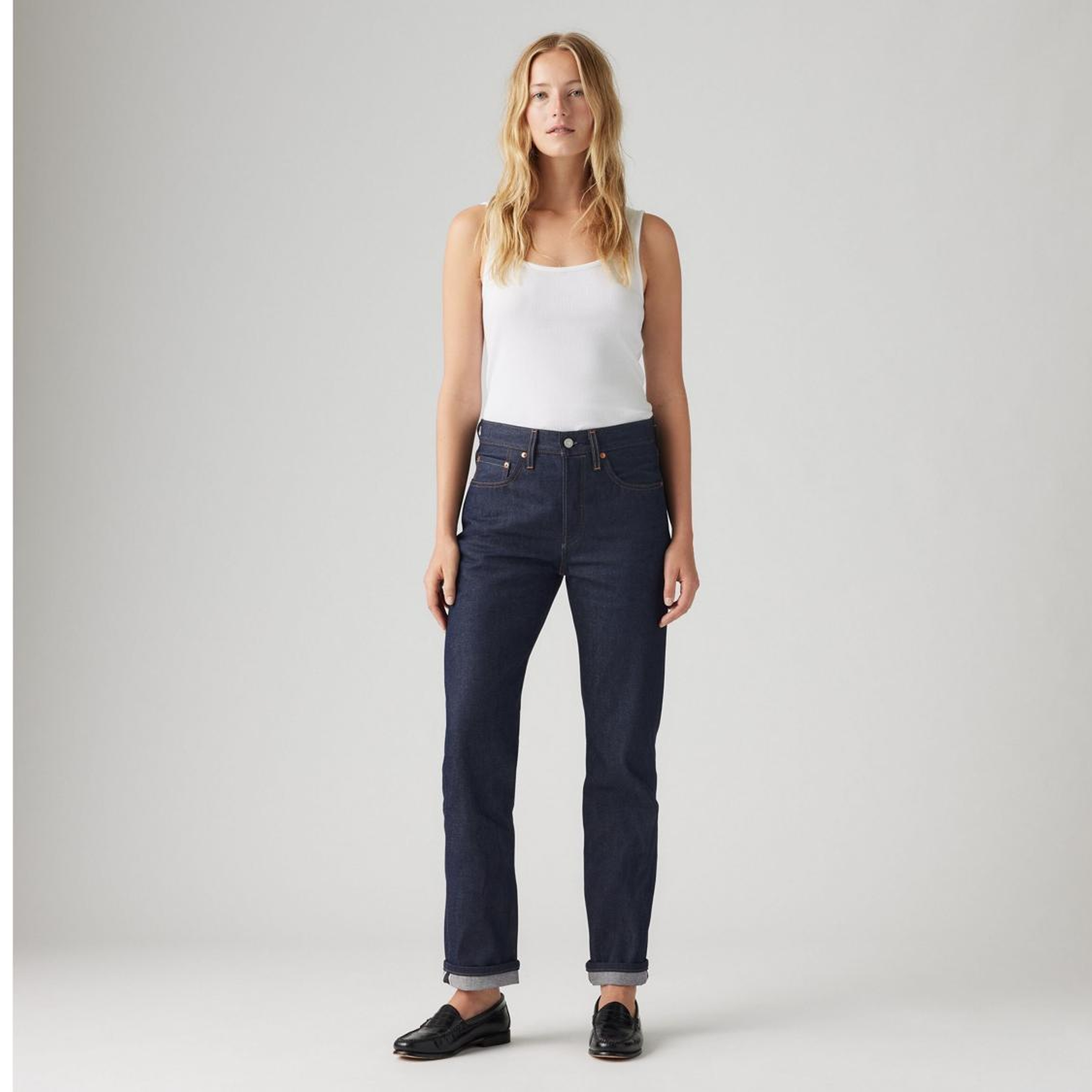 501® Original Selvedge Kadın Jean Pantolon - Lined Up Selvedge
