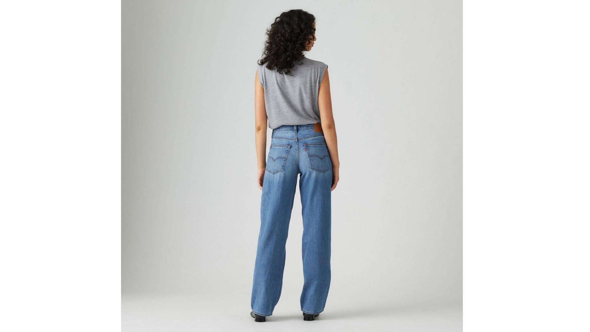 Baggy Dad Kadın Jean Pantolon - Heavy Check