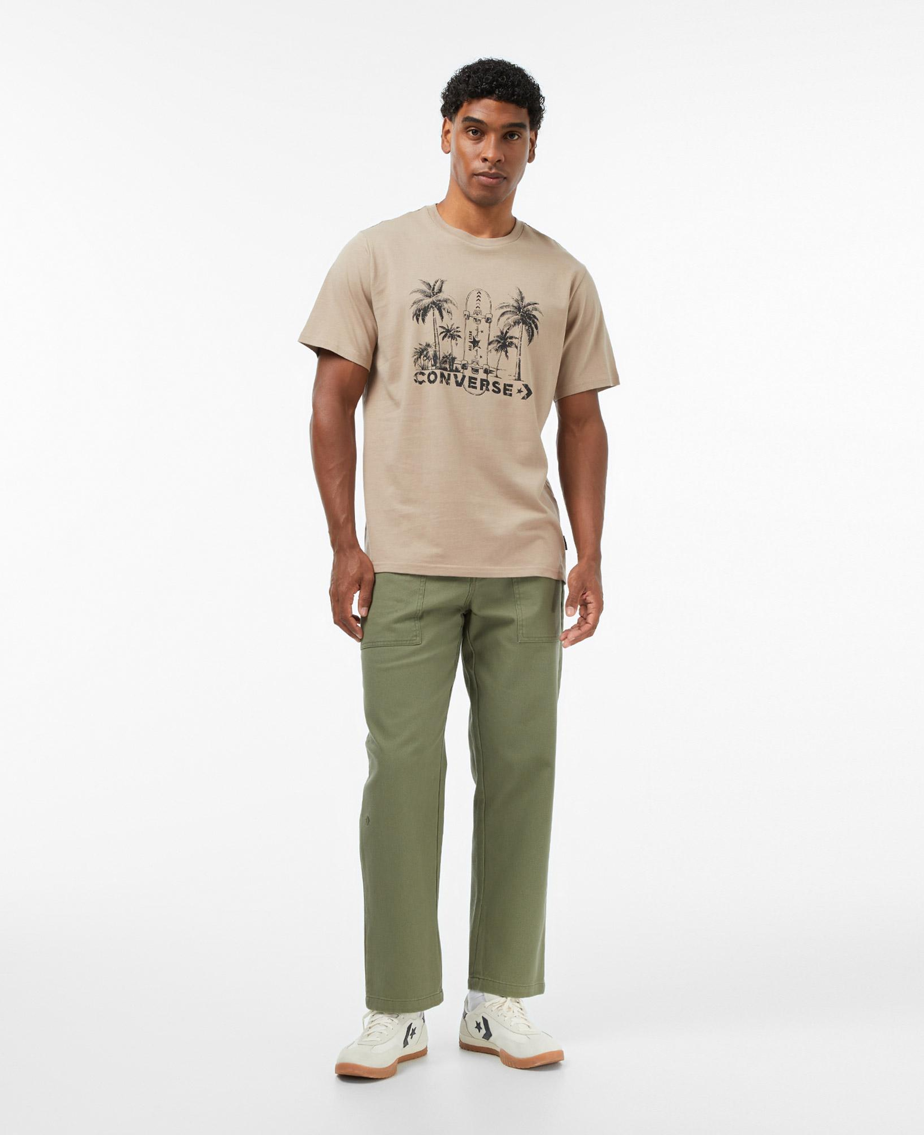 Converse Erkek Bej T-Shirt