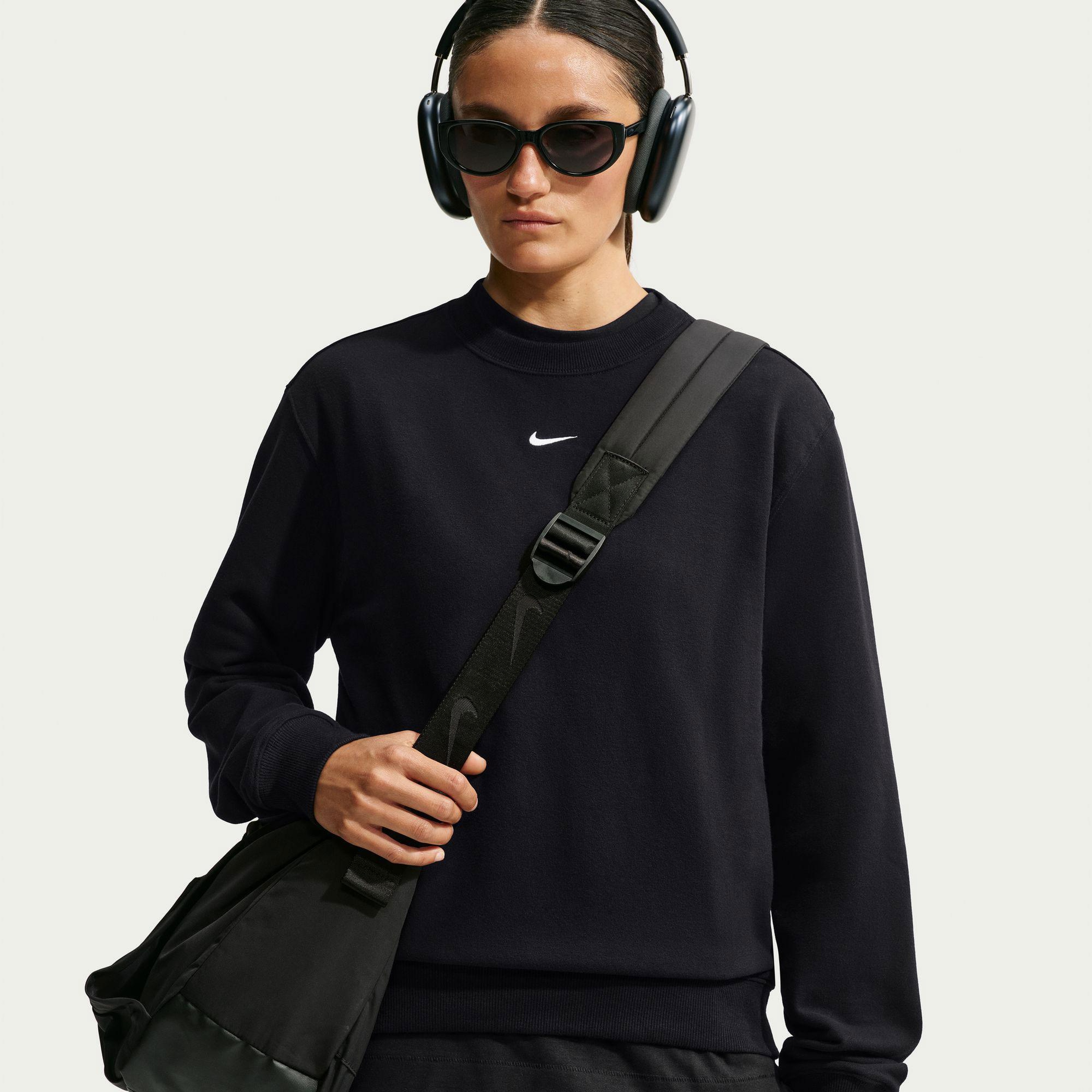 Nike Studio Fleece Kadın Siyah Sweatshirt