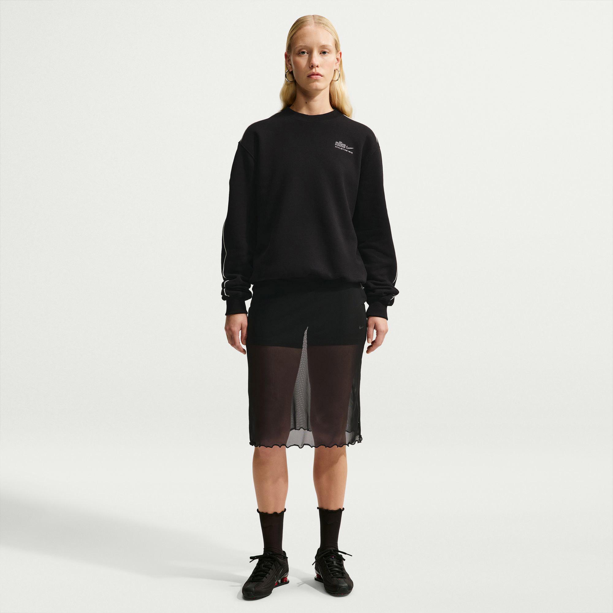 Nike Studio Fleece Kadın Siyah Sweatshirt