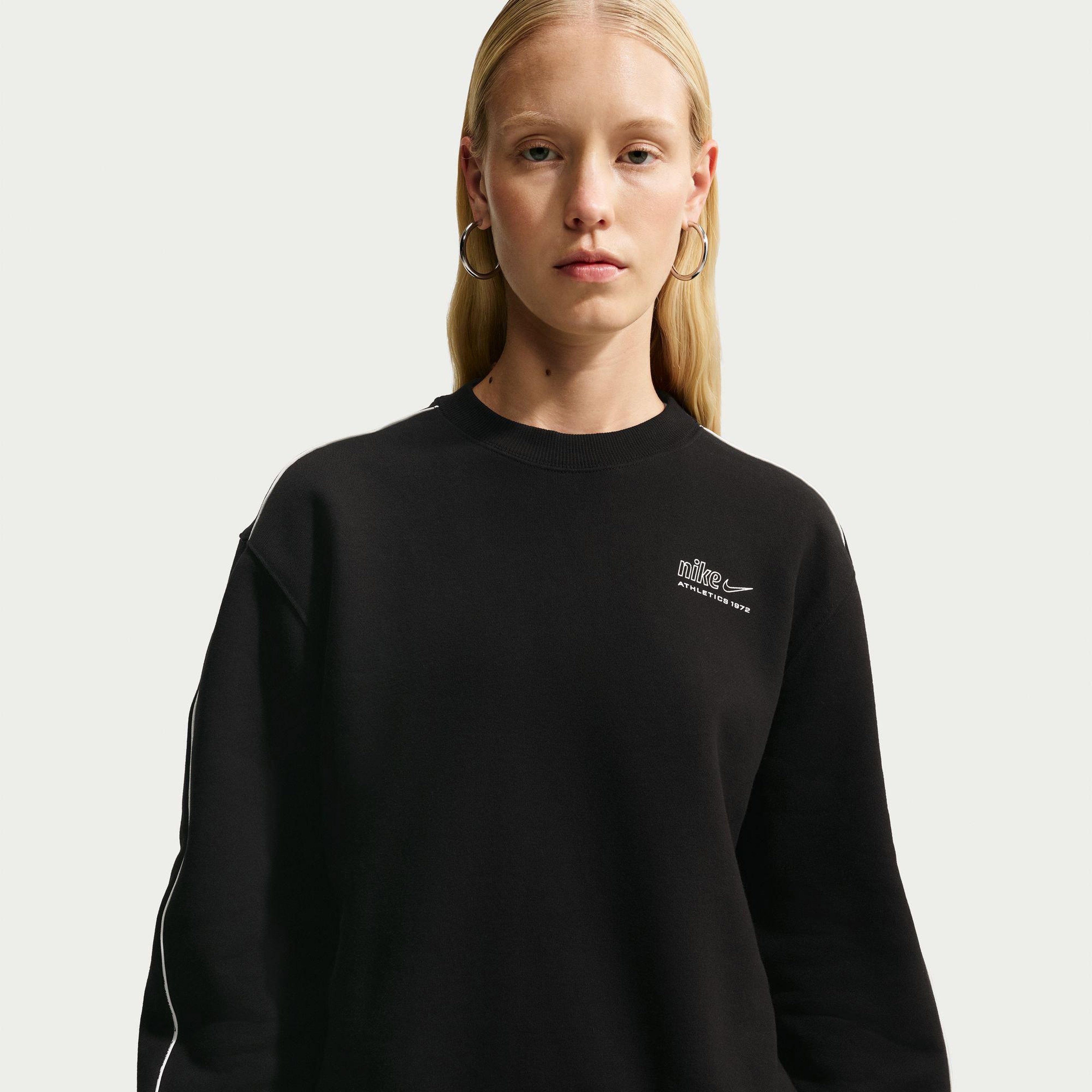 Nike Studio Fleece Kadın Siyah Sweatshirt