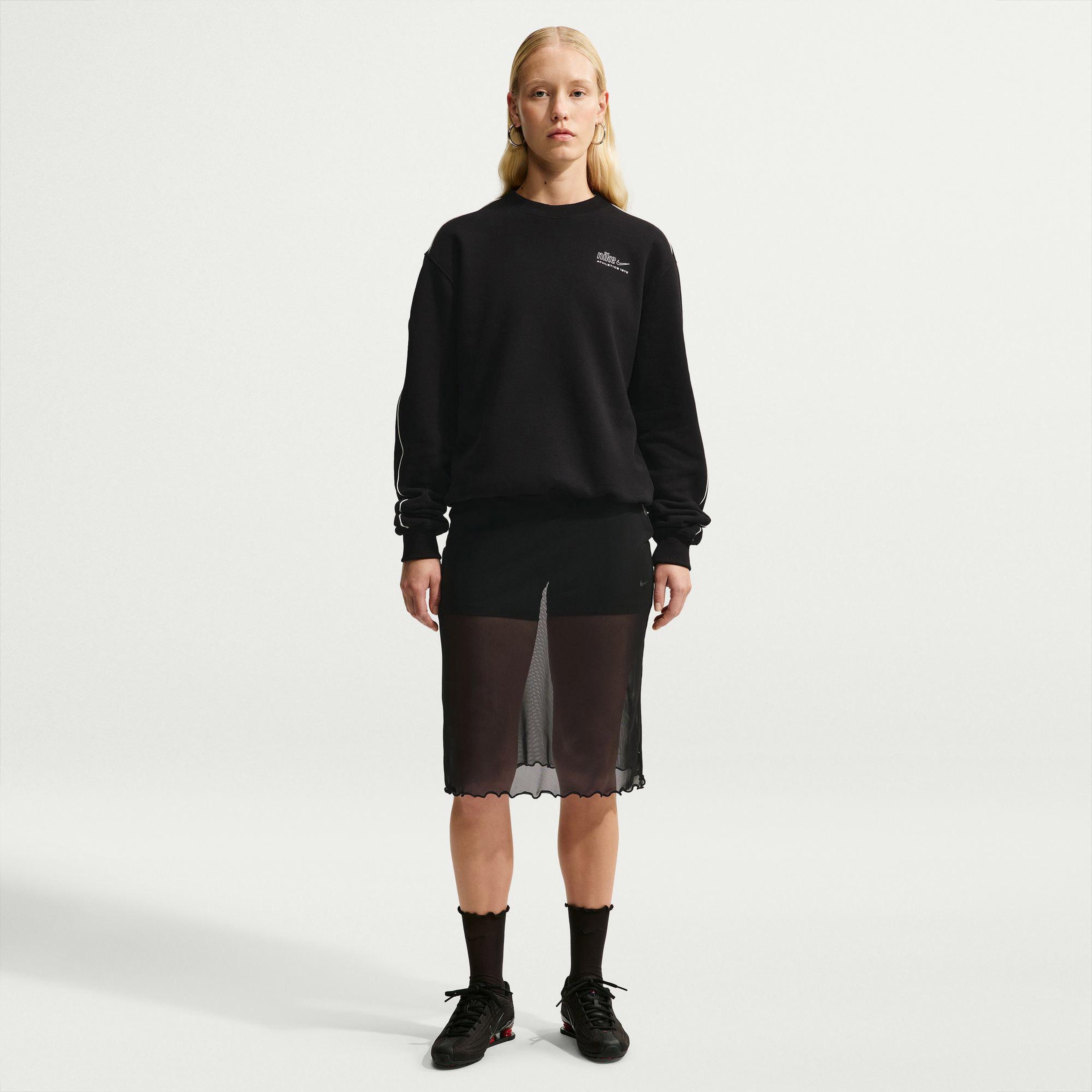 Nike Studio Fleece Kadın Siyah Sweatshirt