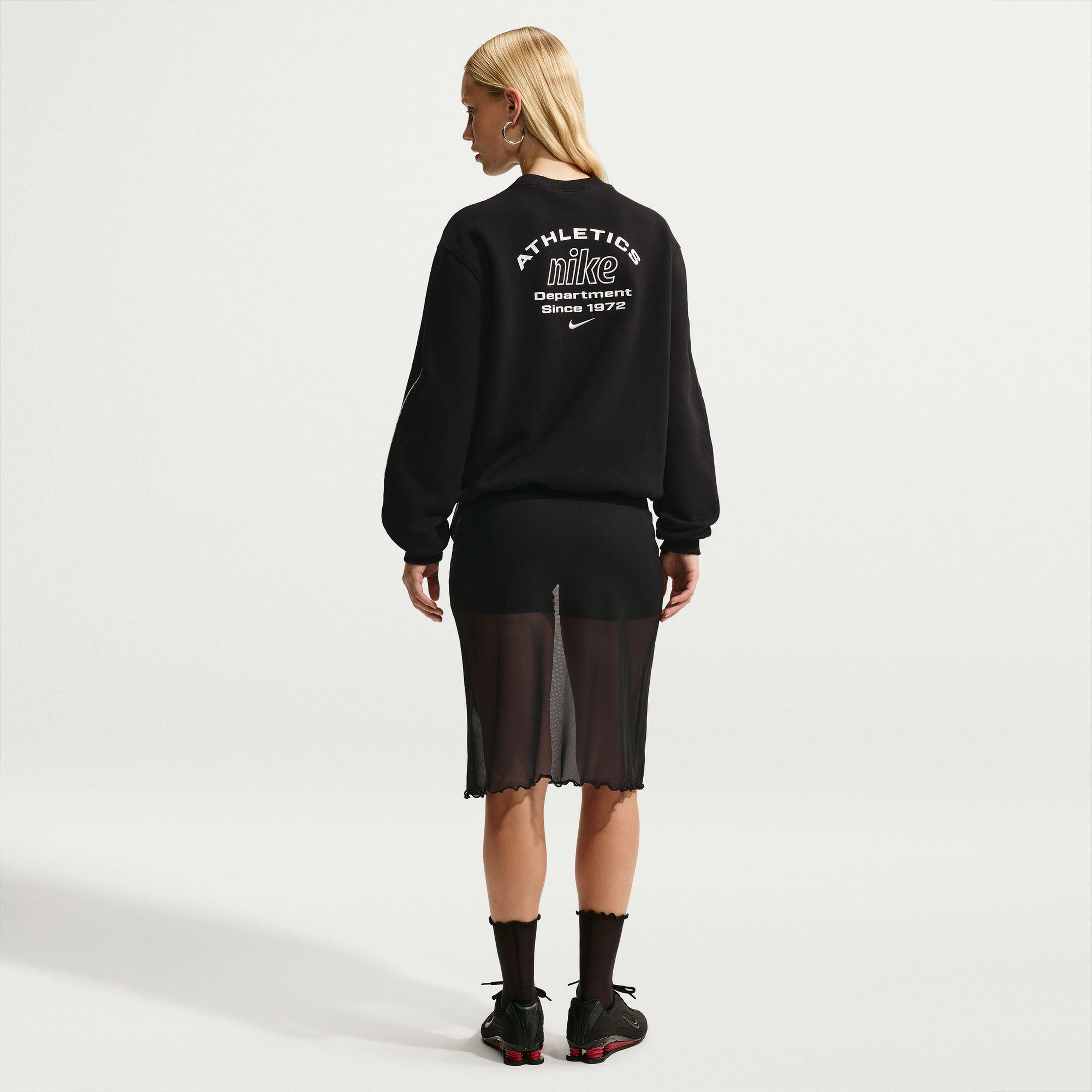 Nike Studio Fleece Kadın Siyah Sweatshirt