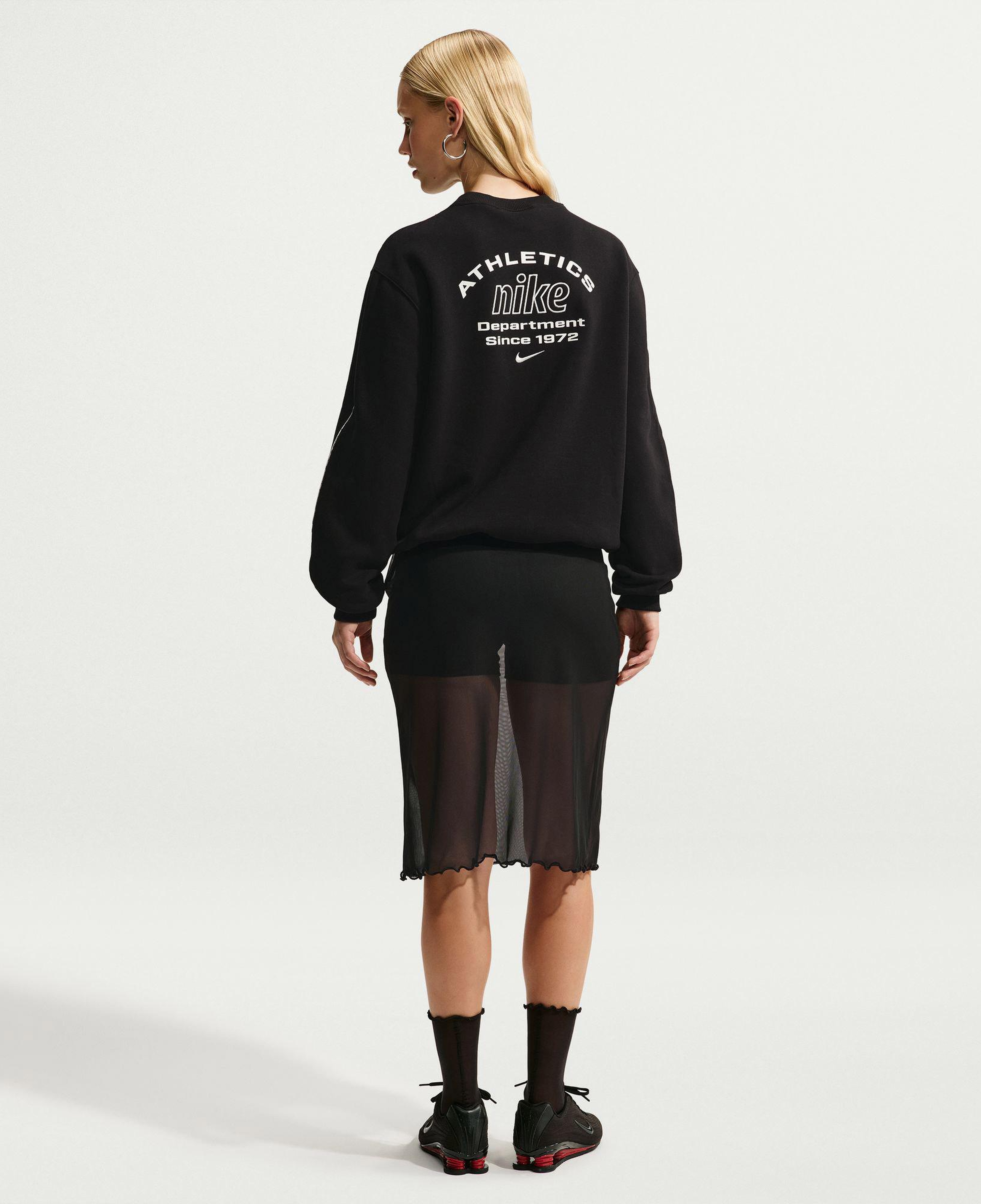 Nike Studio Fleece Kadın Siyah Sweatshirt
