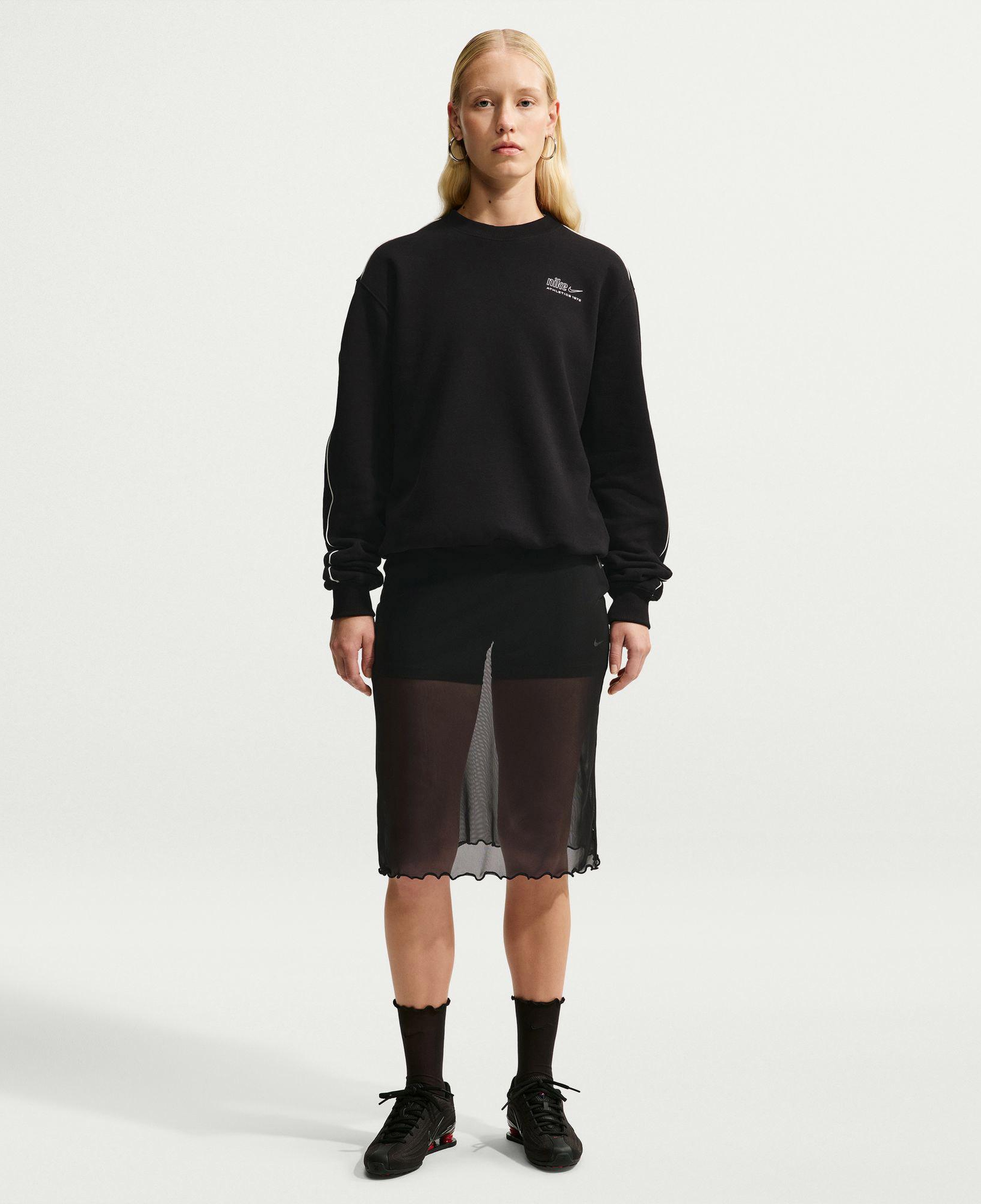 Nike Studio Fleece Kadın Siyah Sweatshirt