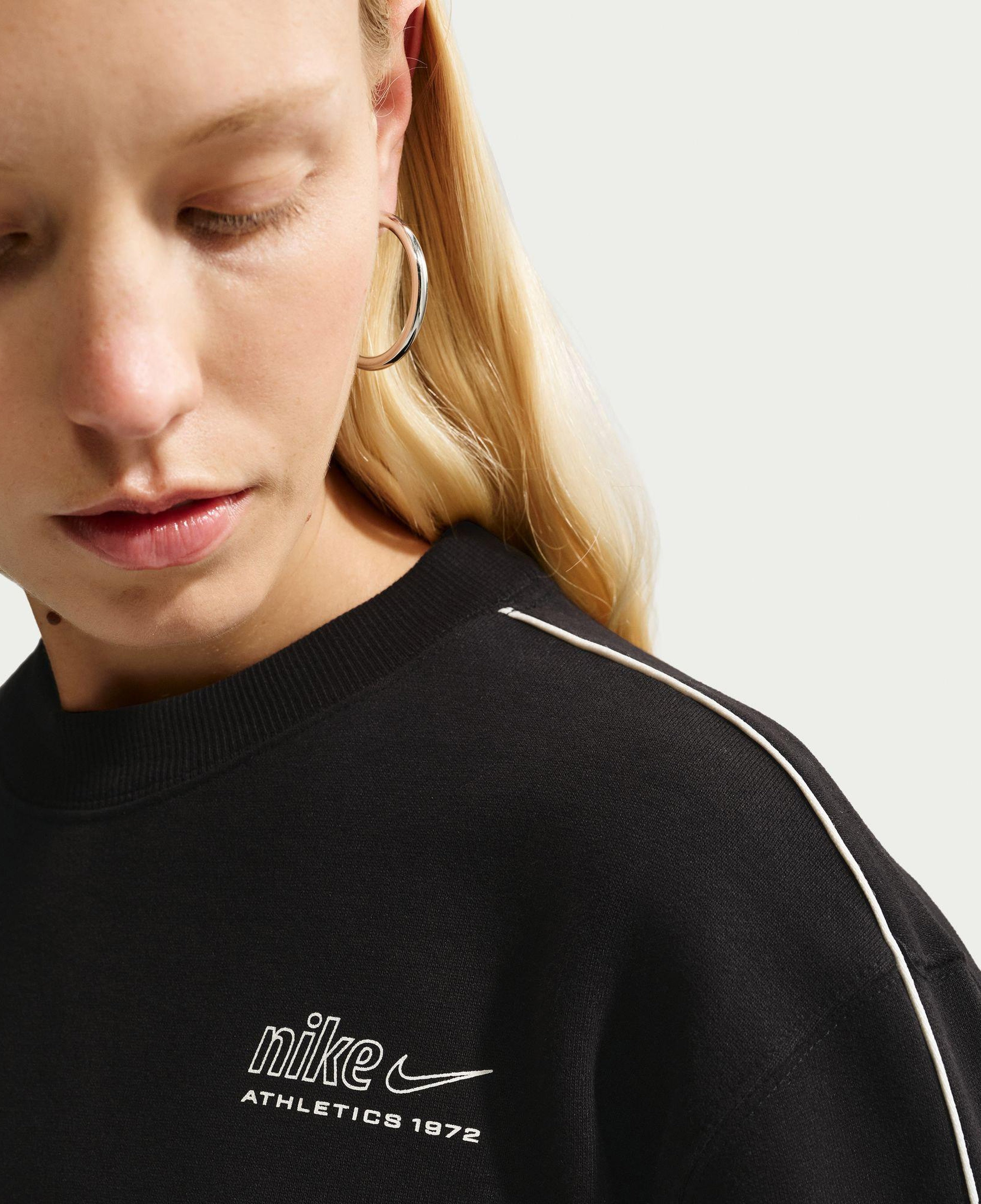 Nike Studio Fleece Kadın Siyah Sweatshirt