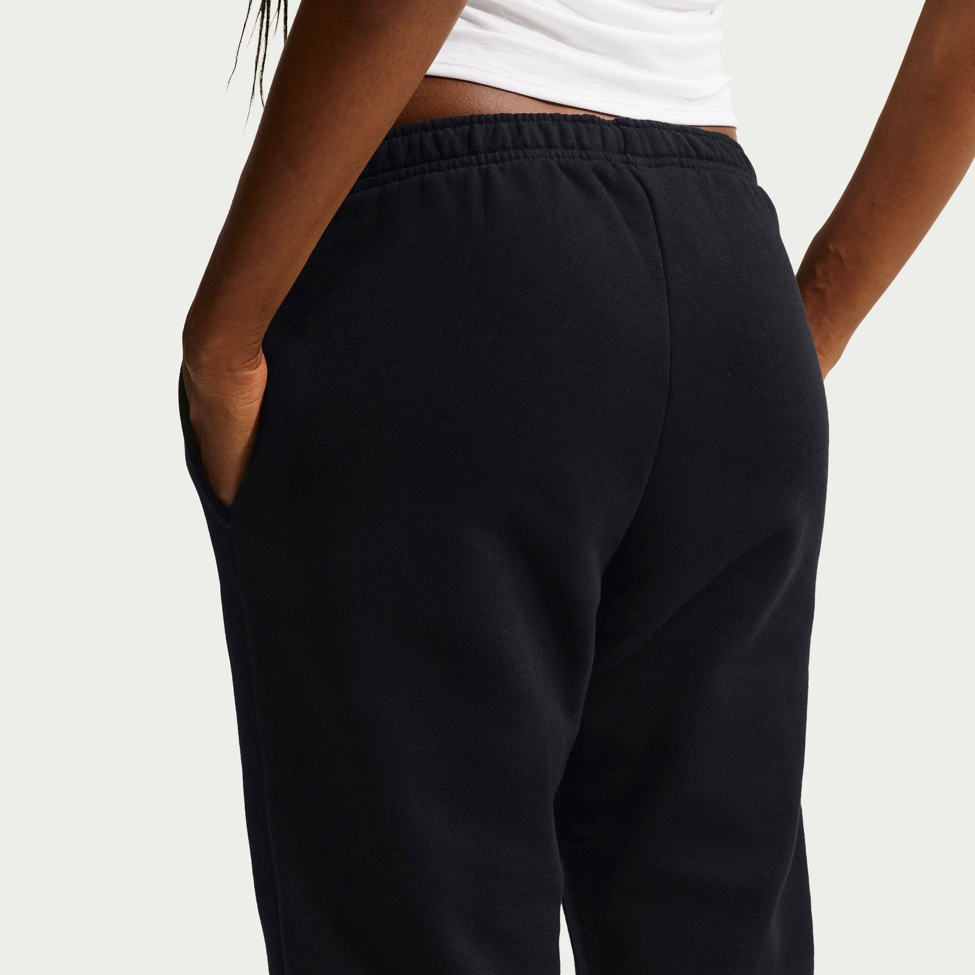 Nike Studio Fleece Kadın Siyah Eşofman Altı
