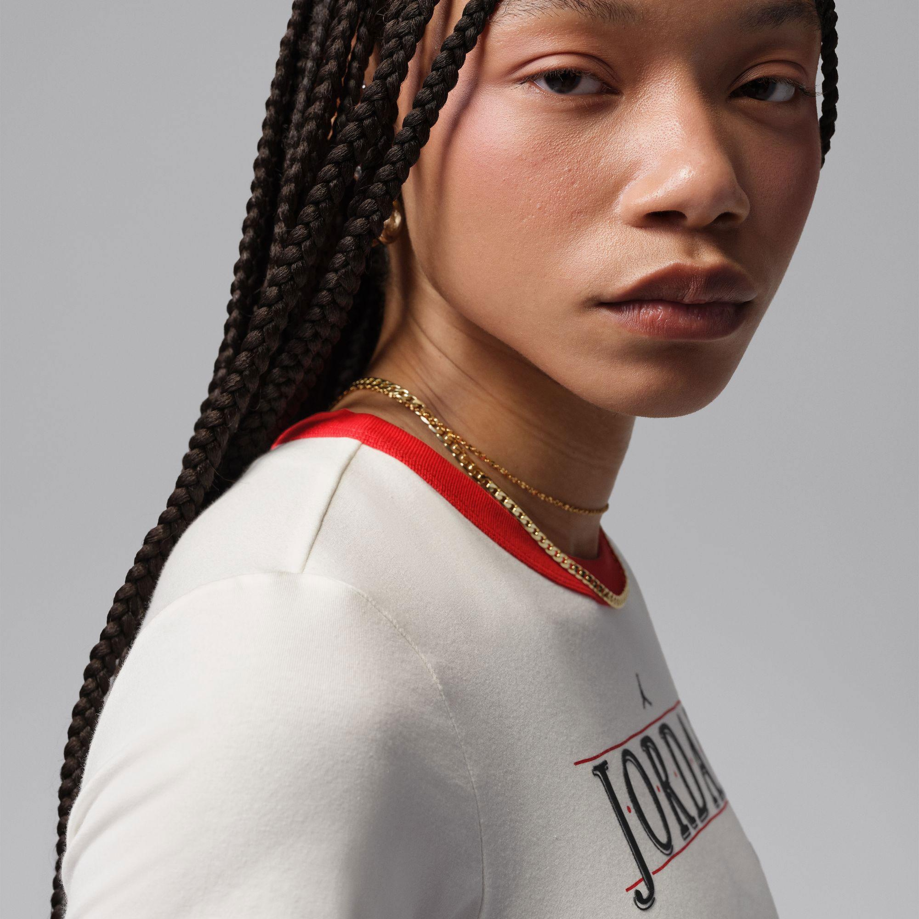 Jordan Word Ringer Kadın Krem Rengi T-Shirt