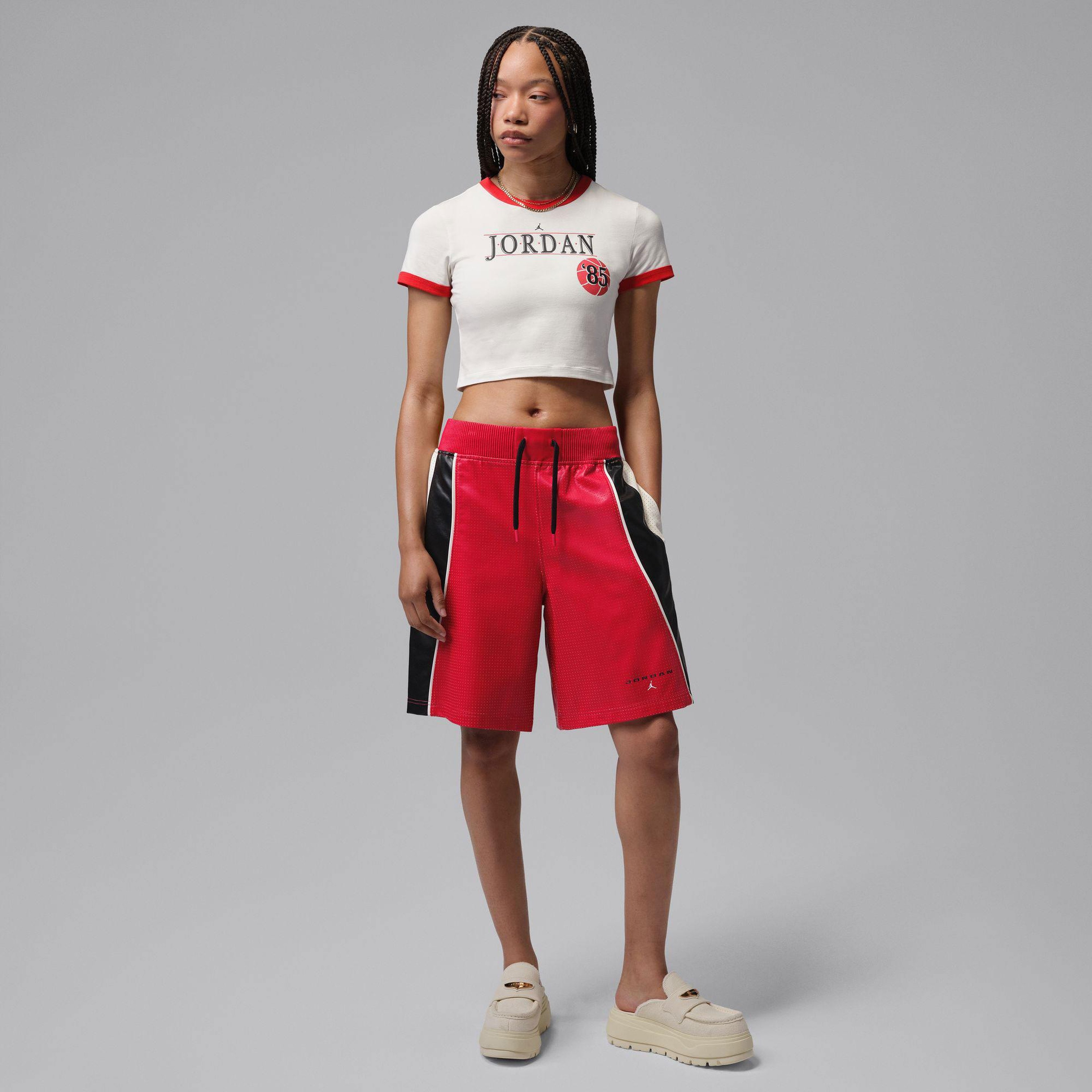 Jordan Word Ringer Kadın Krem Rengi T-Shirt