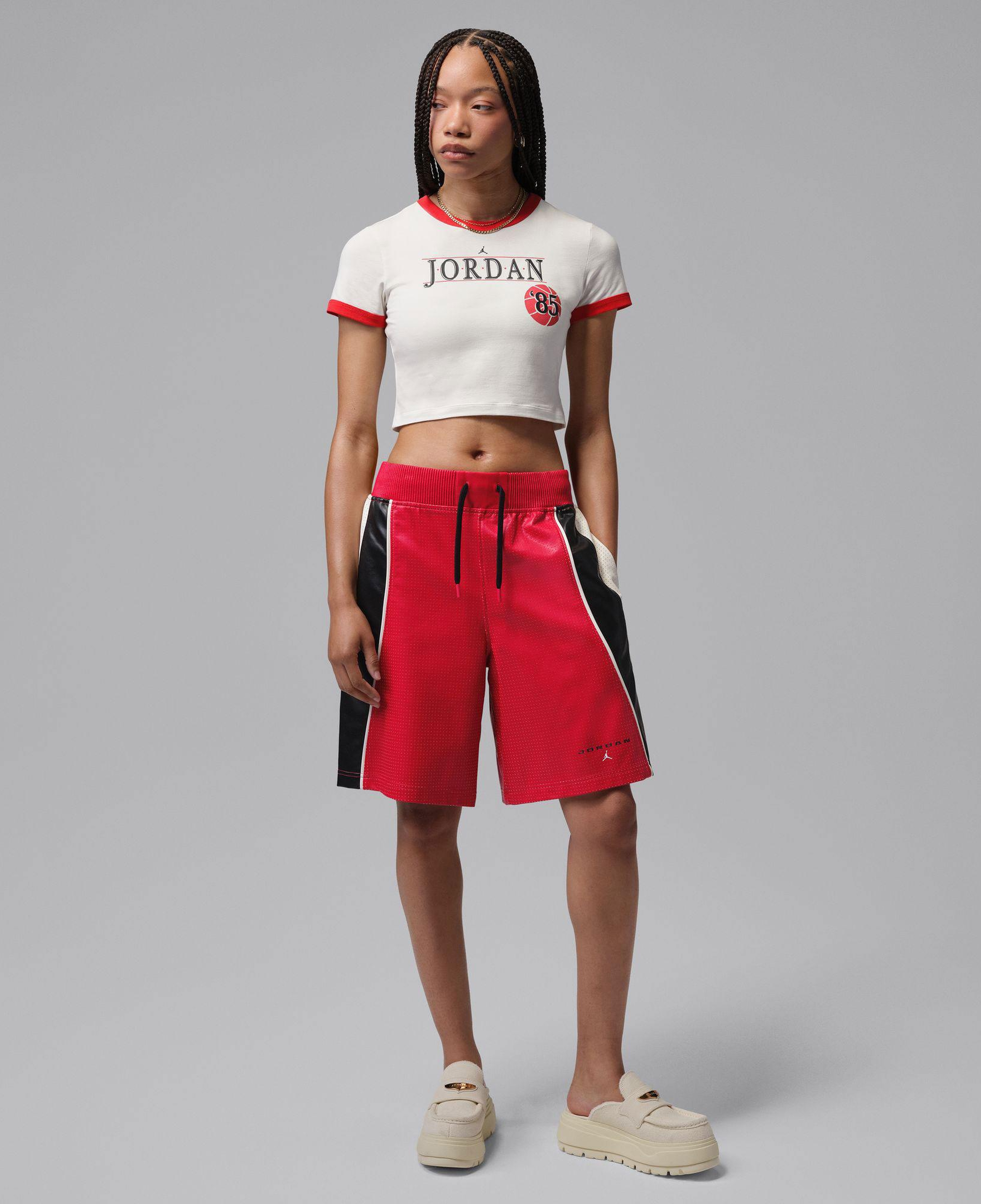Jordan Word Ringer Kadın Krem Rengi T-Shirt