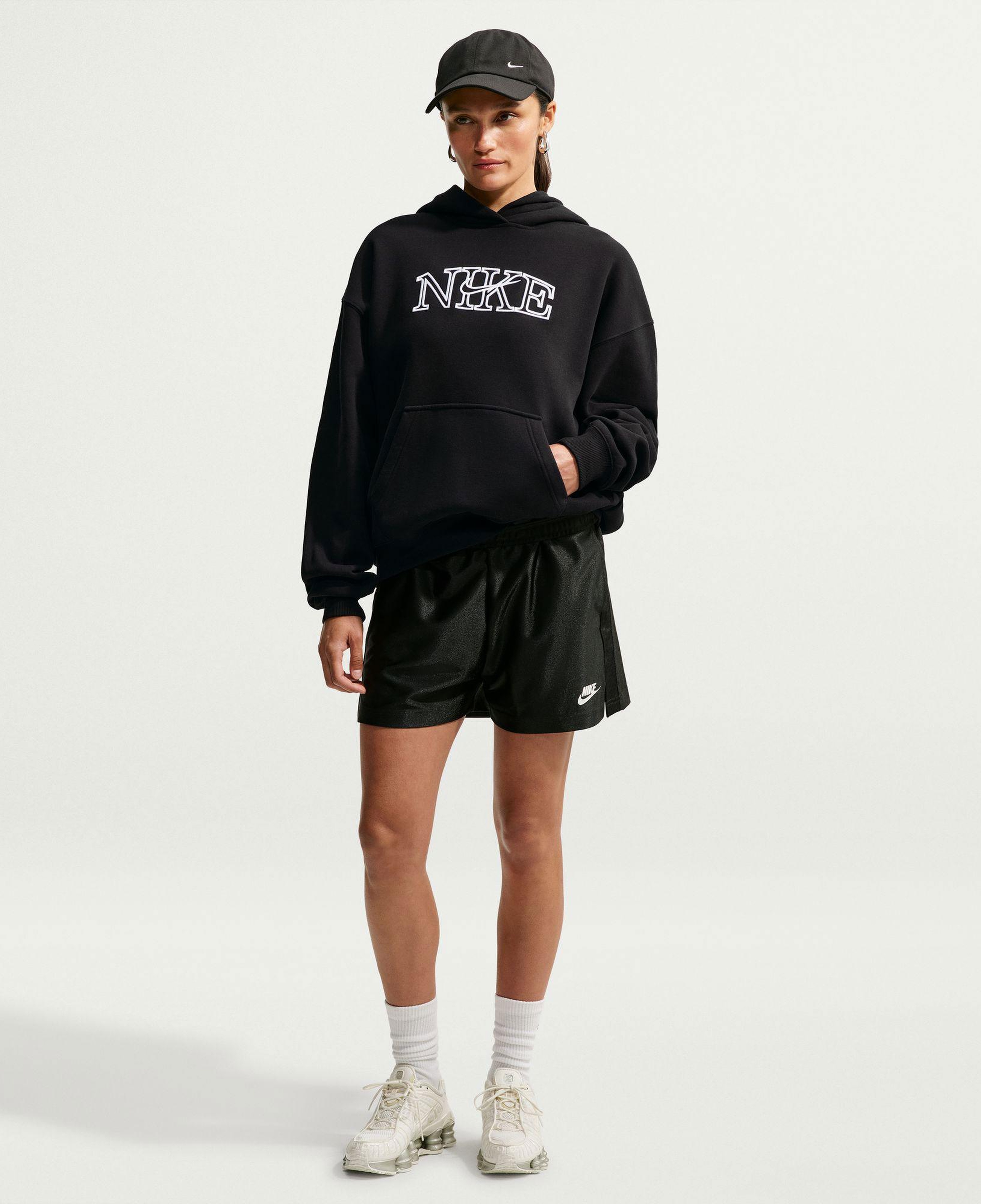 Nike Studio Fleece Kadın Beyaz Hoodie