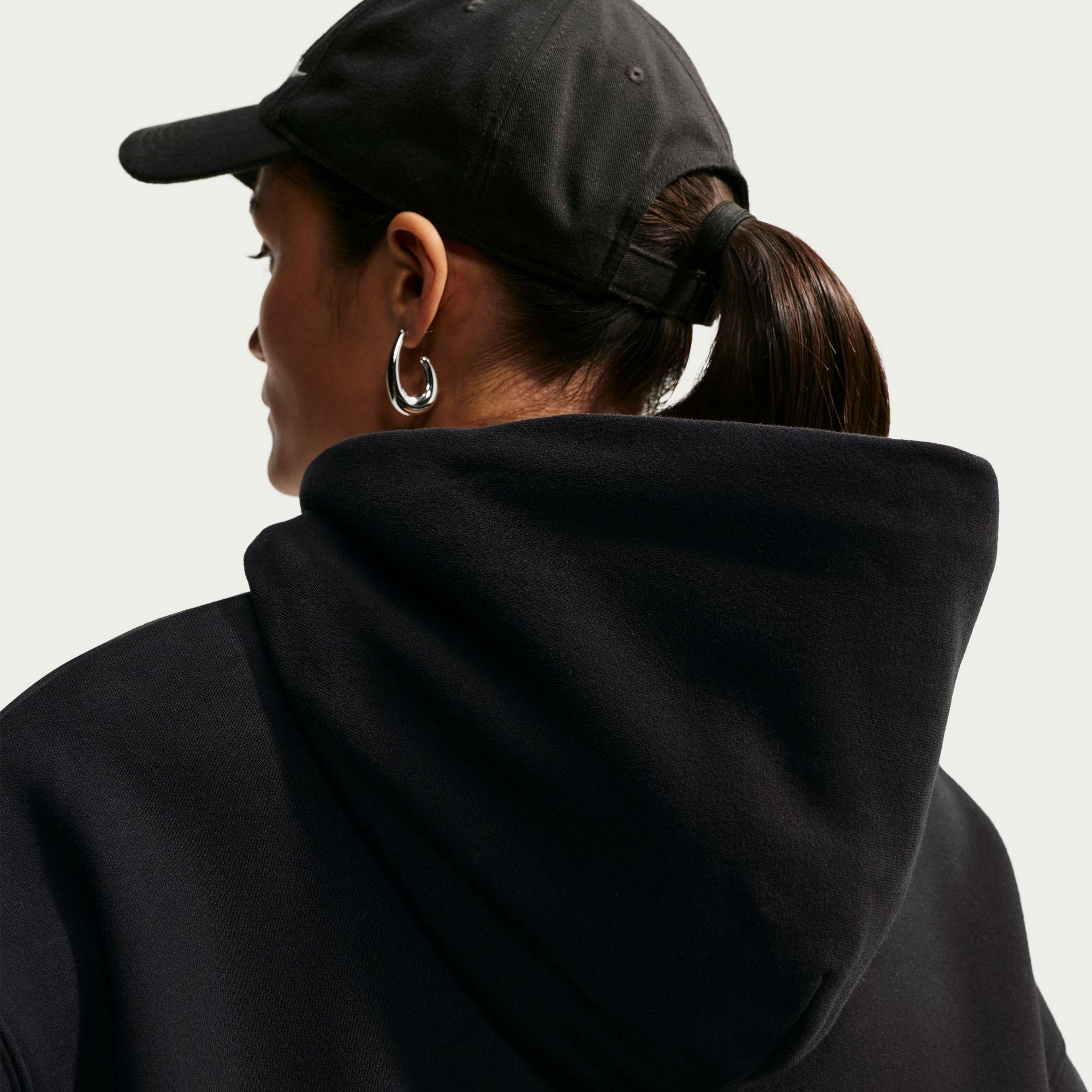 Nike Studio Fleece Kadın Beyaz Hoodie