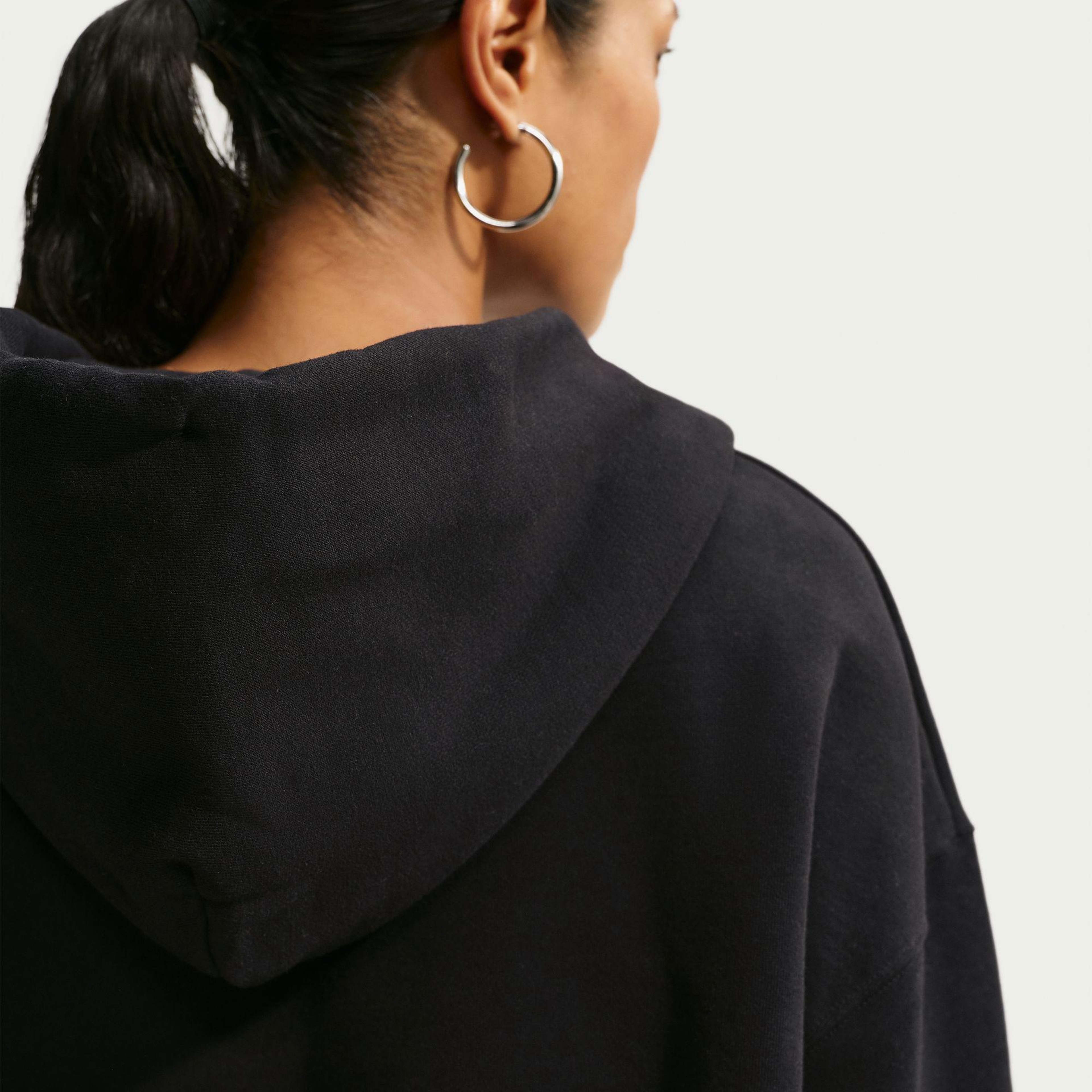 Nike Studio Fleece Kadın Siyah Eşofman Üstü