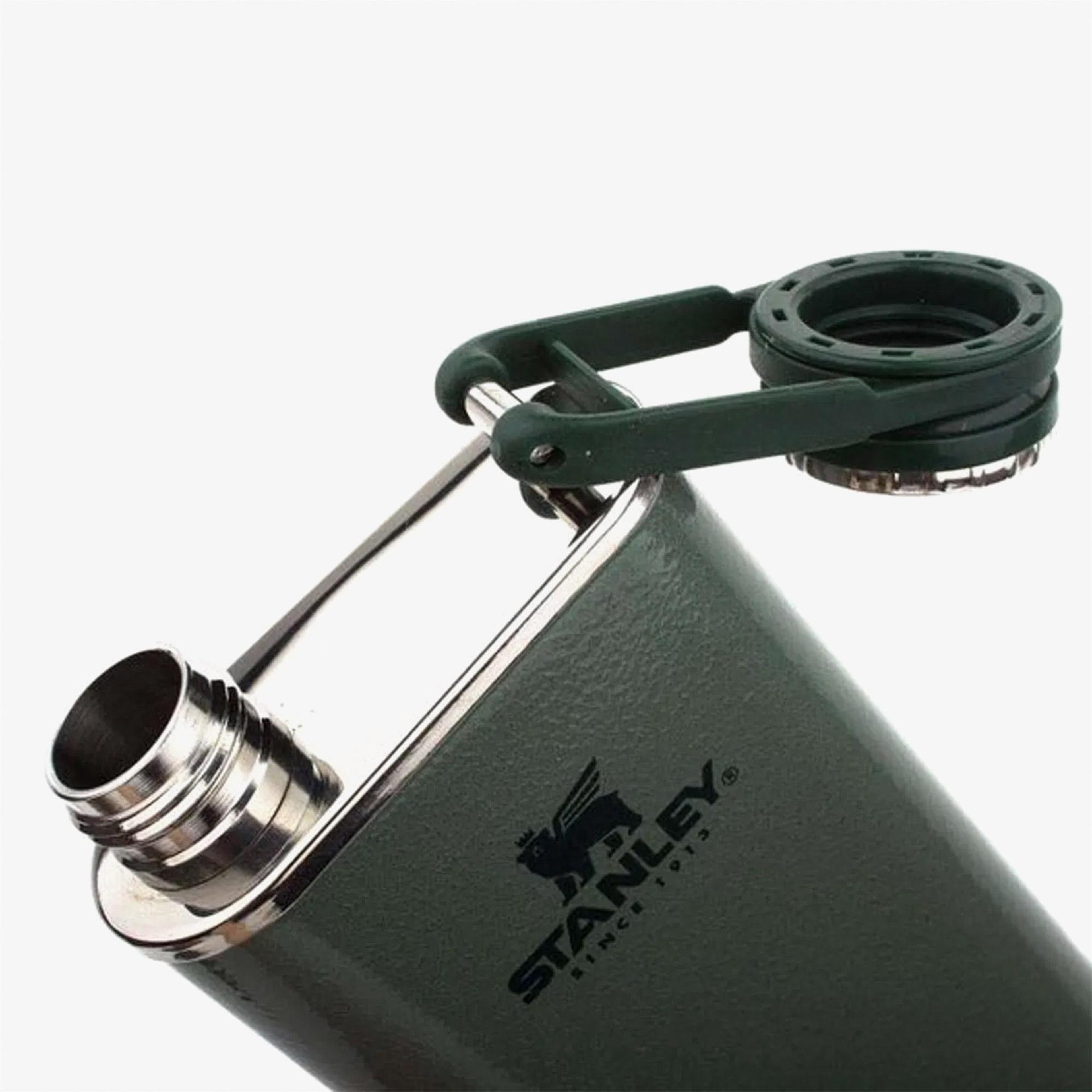 Stanley Classis Flask 0.23 L Hammertone Yeşil Cep Matarası