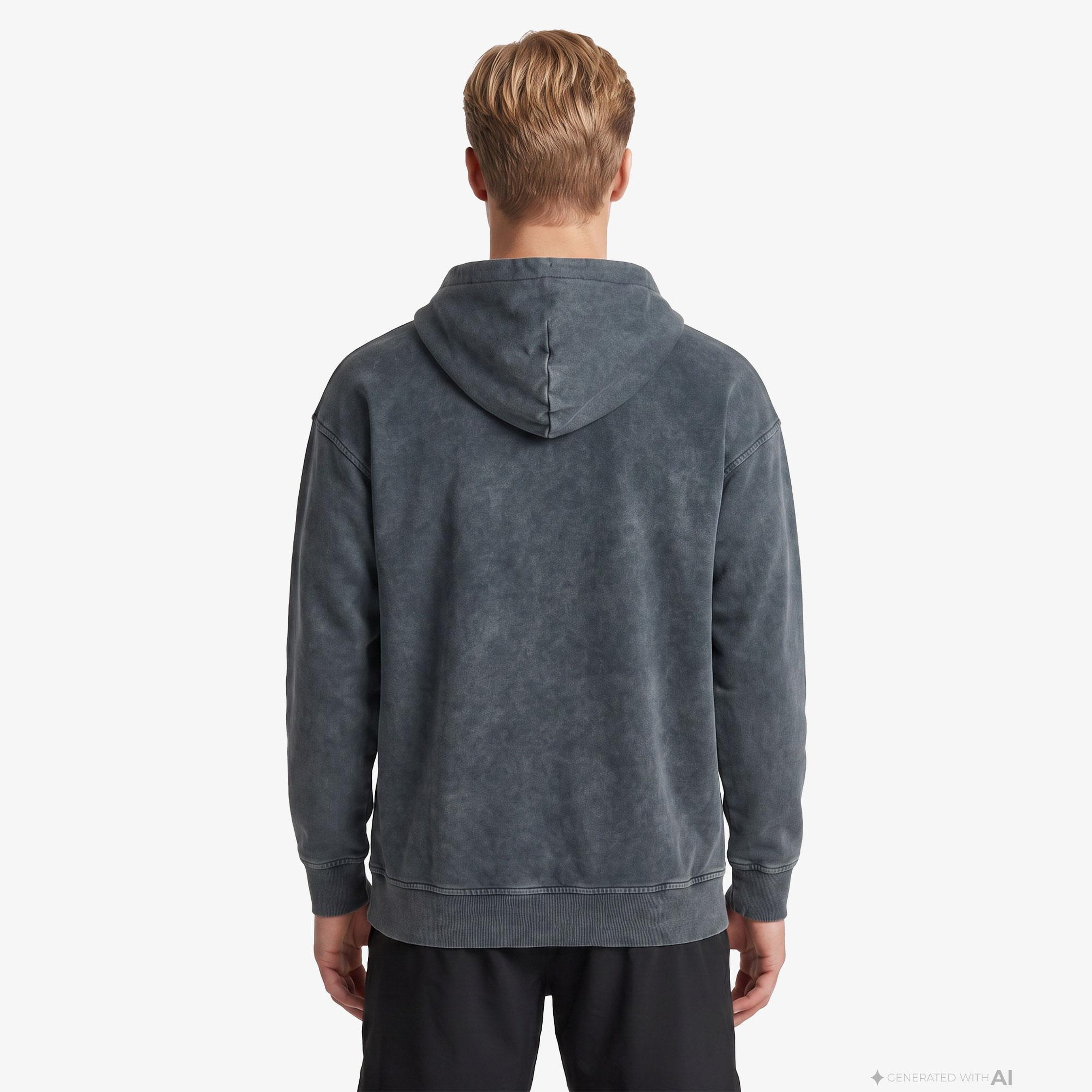 New Balance Lifestyle Full Zip Erkek Gri Sweatshirt