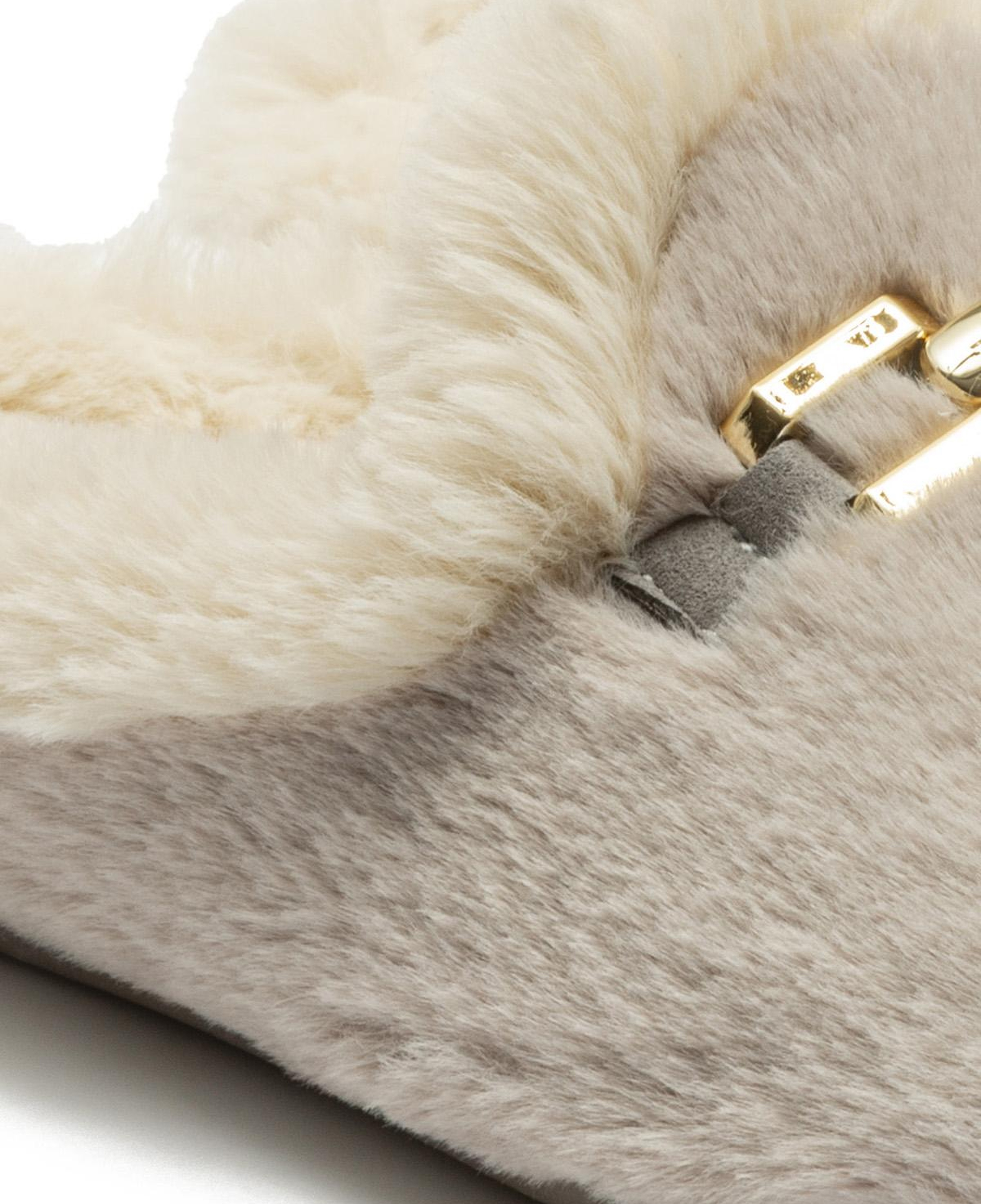 Diaz Tokalı Peluş Kadın Ev Terliği Pudra 37/41