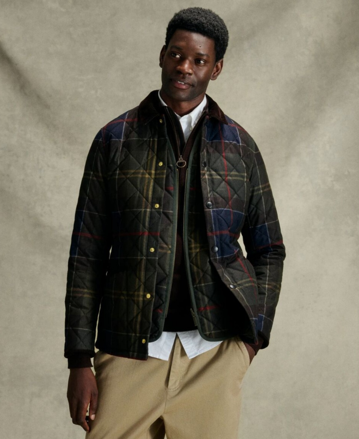Barbour Icons Tartan Heritage Liddesdale Kapitone Ceket