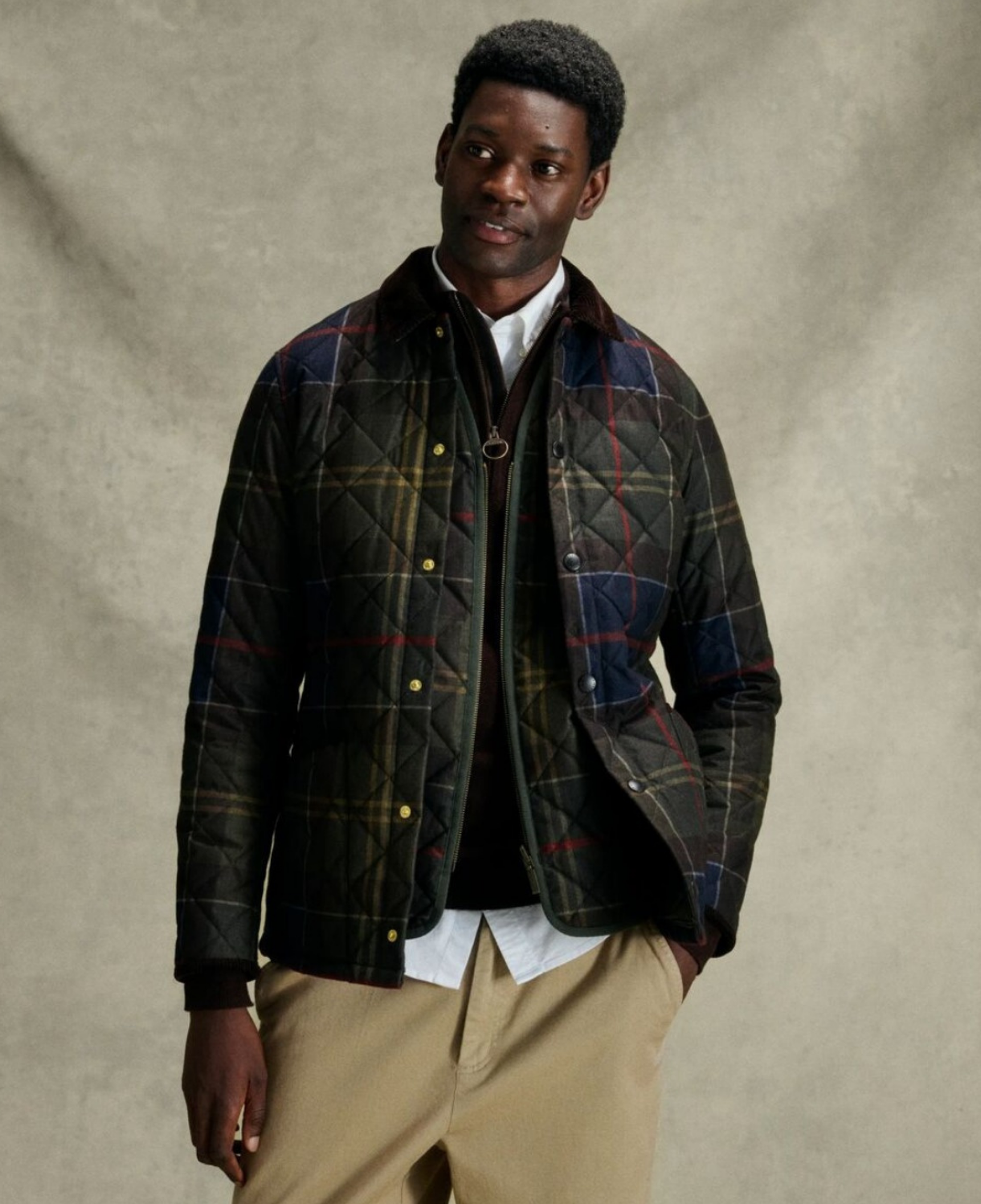 Barbour Icons Tartan Heritage Liddesdale Kapitone Ceket