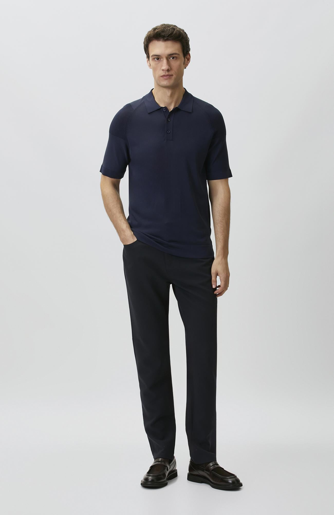 Network Erkek Lacivert Casual Pantolon