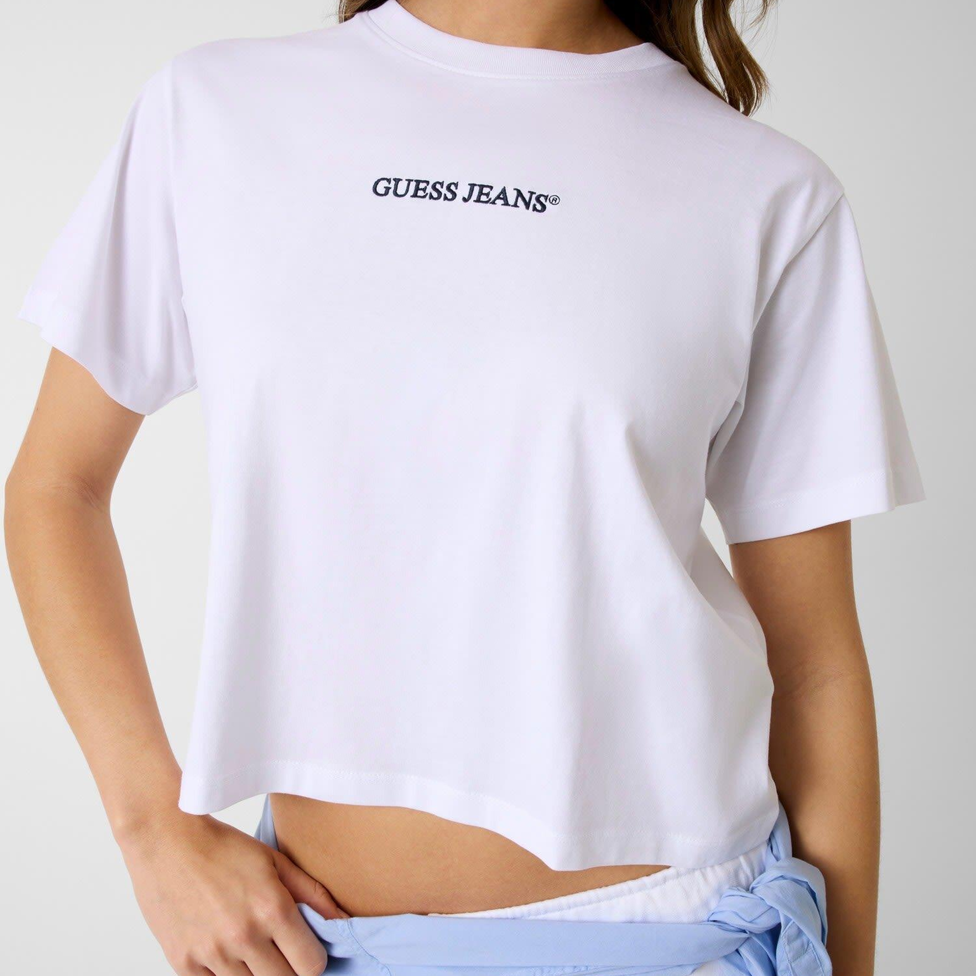 Guess Jeans Boxy Kadın Boxy Fit T-Shirt