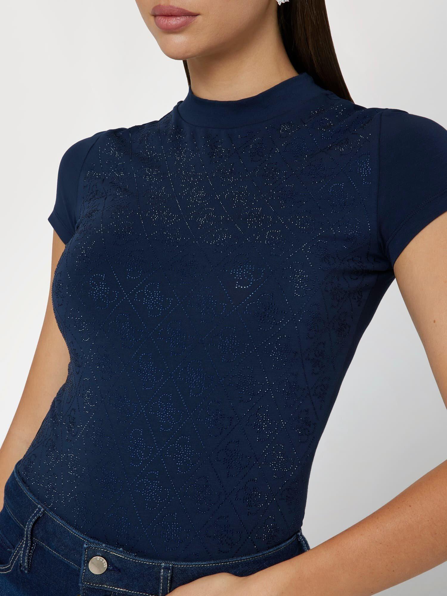 Mock Kadın Slim Fit T-Shirt