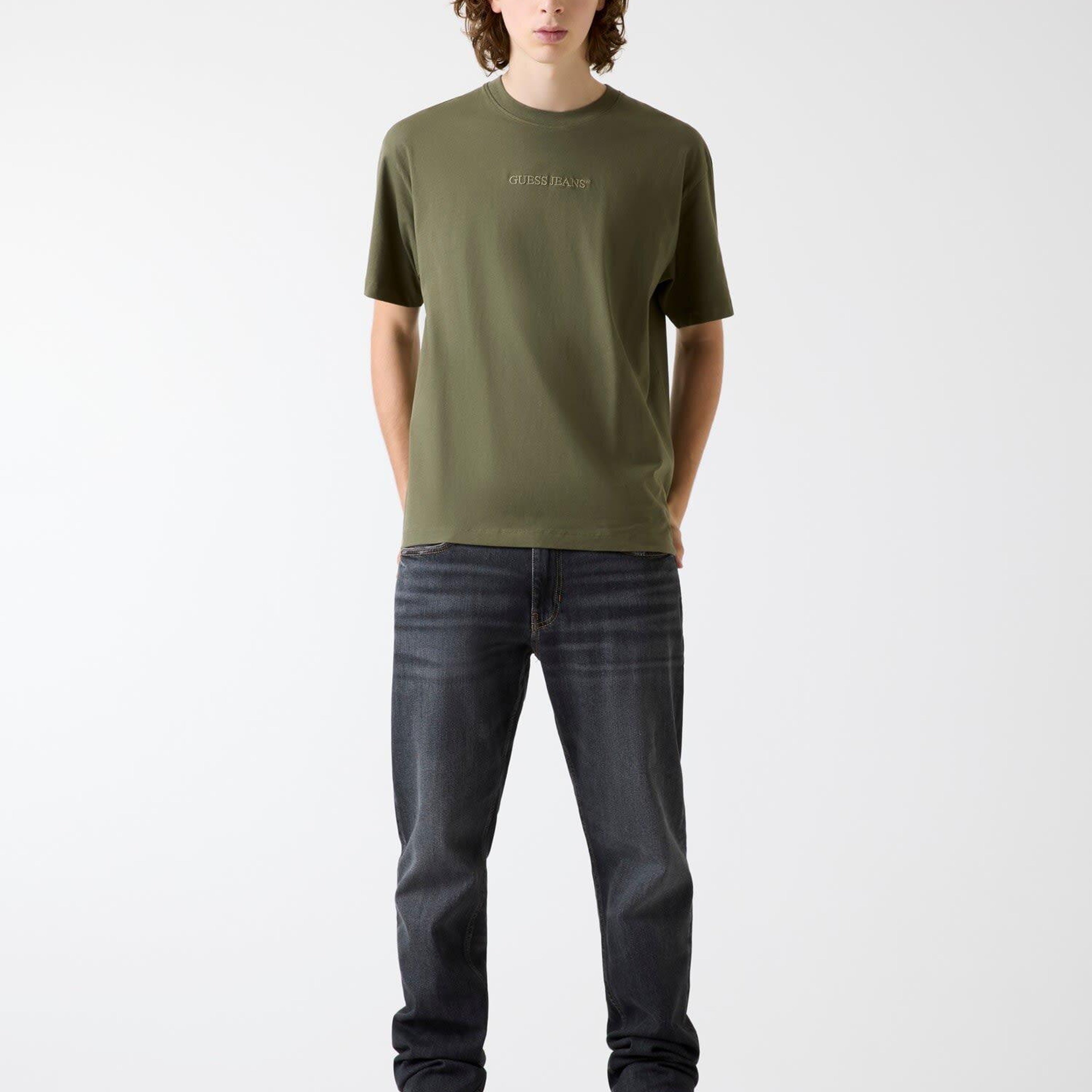 Guess Jeans Erkek Oversize Fit T-Shirt