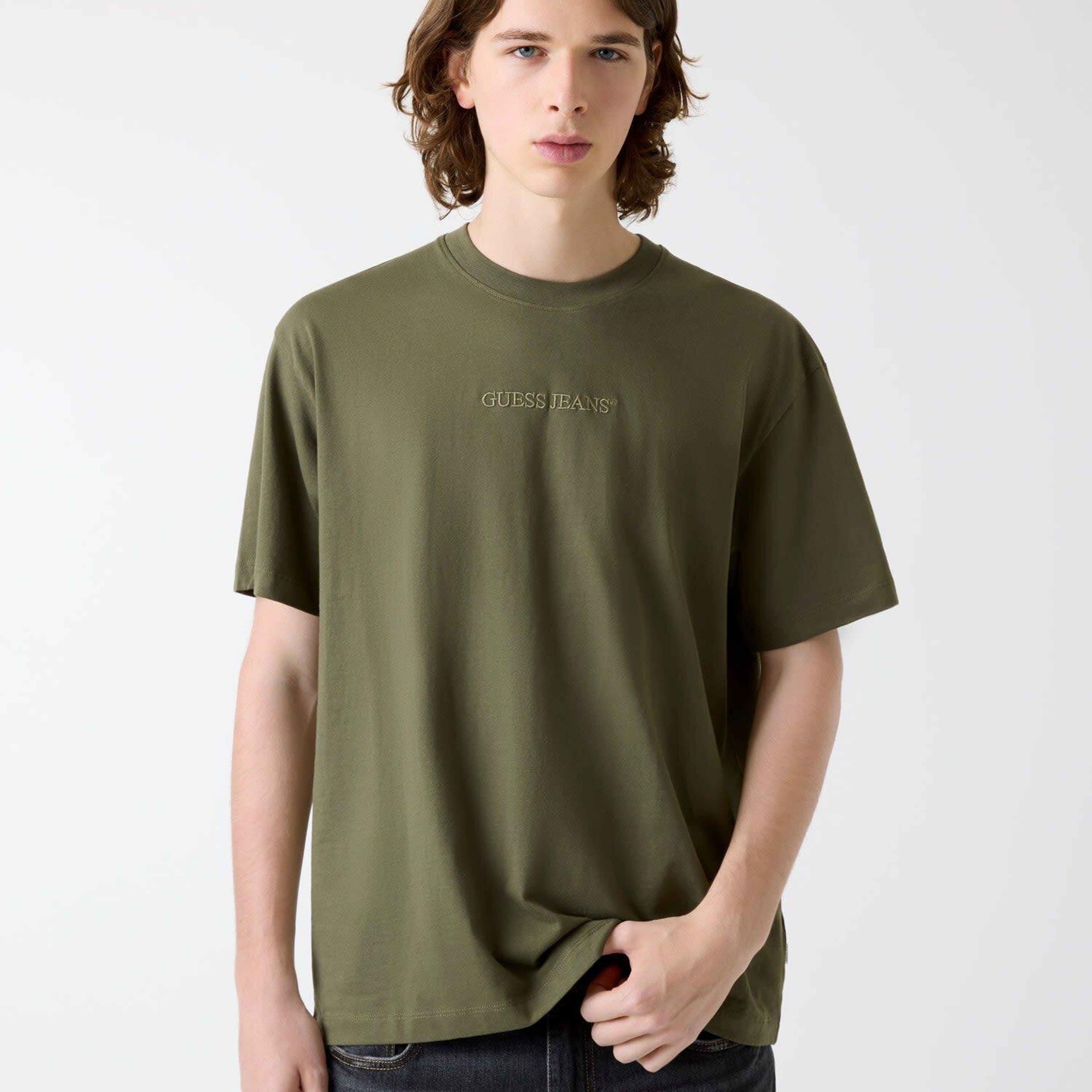 Guess Jeans Erkek Oversize Fit T-Shirt