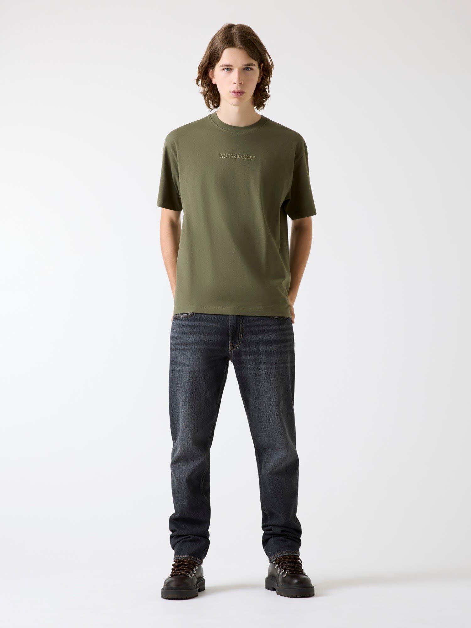 Guess Jeans Erkek Oversize Fit T-Shirt