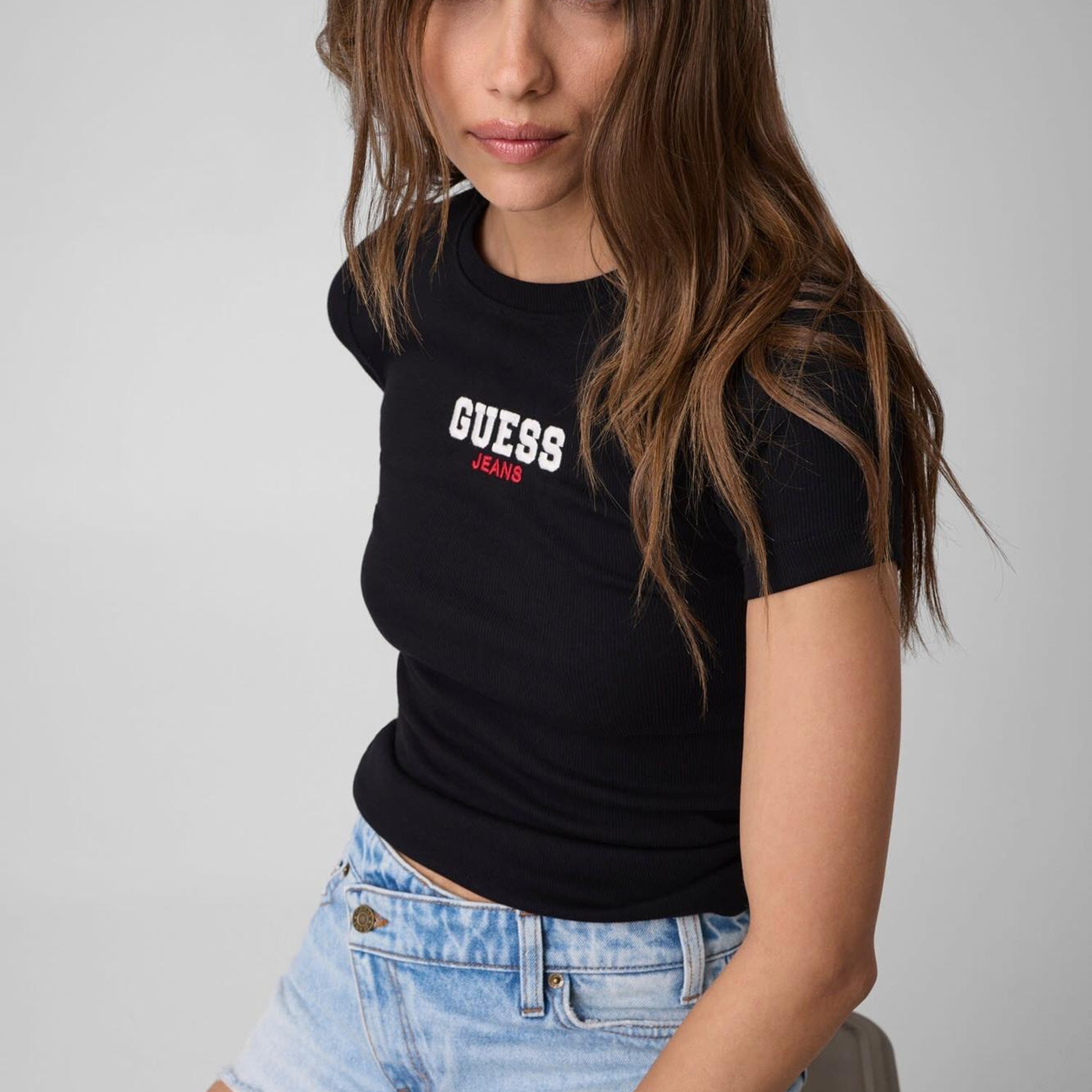 Guess Jeans Kadın Slim Fit T-Shirt