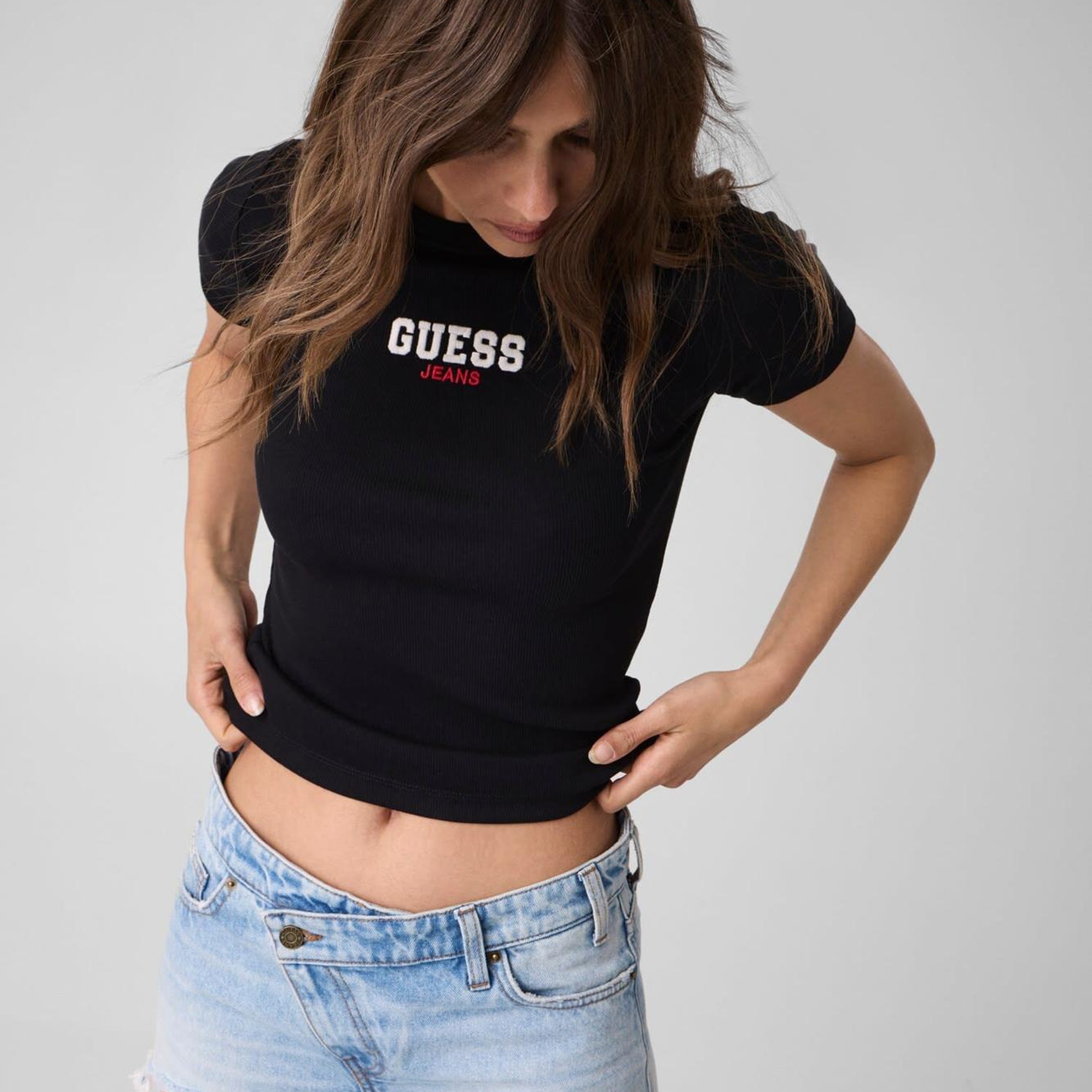 Guess Jeans Kadın Slim Fit T-Shirt
