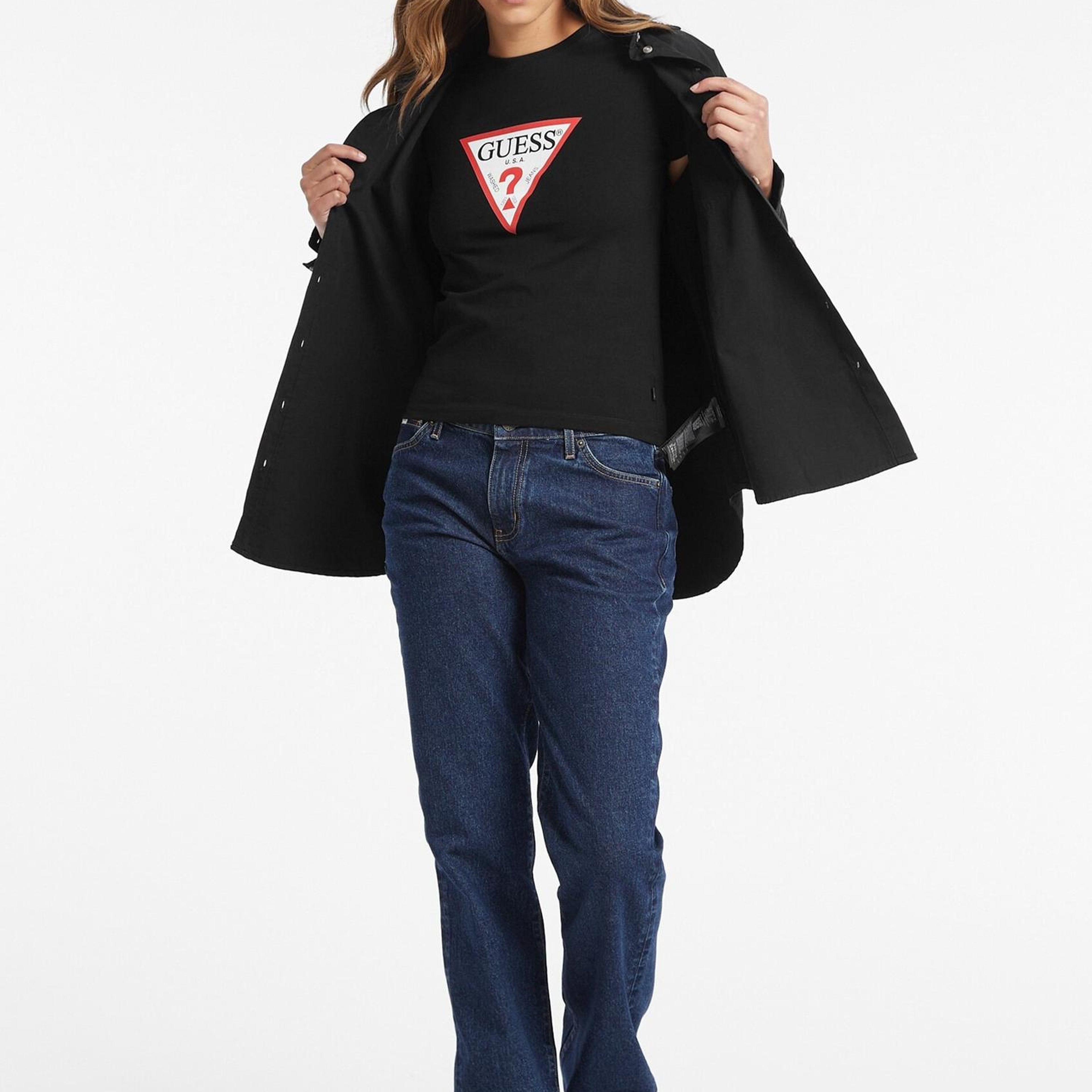 Guess Jeans Kadın Slim Fit T-Shirt