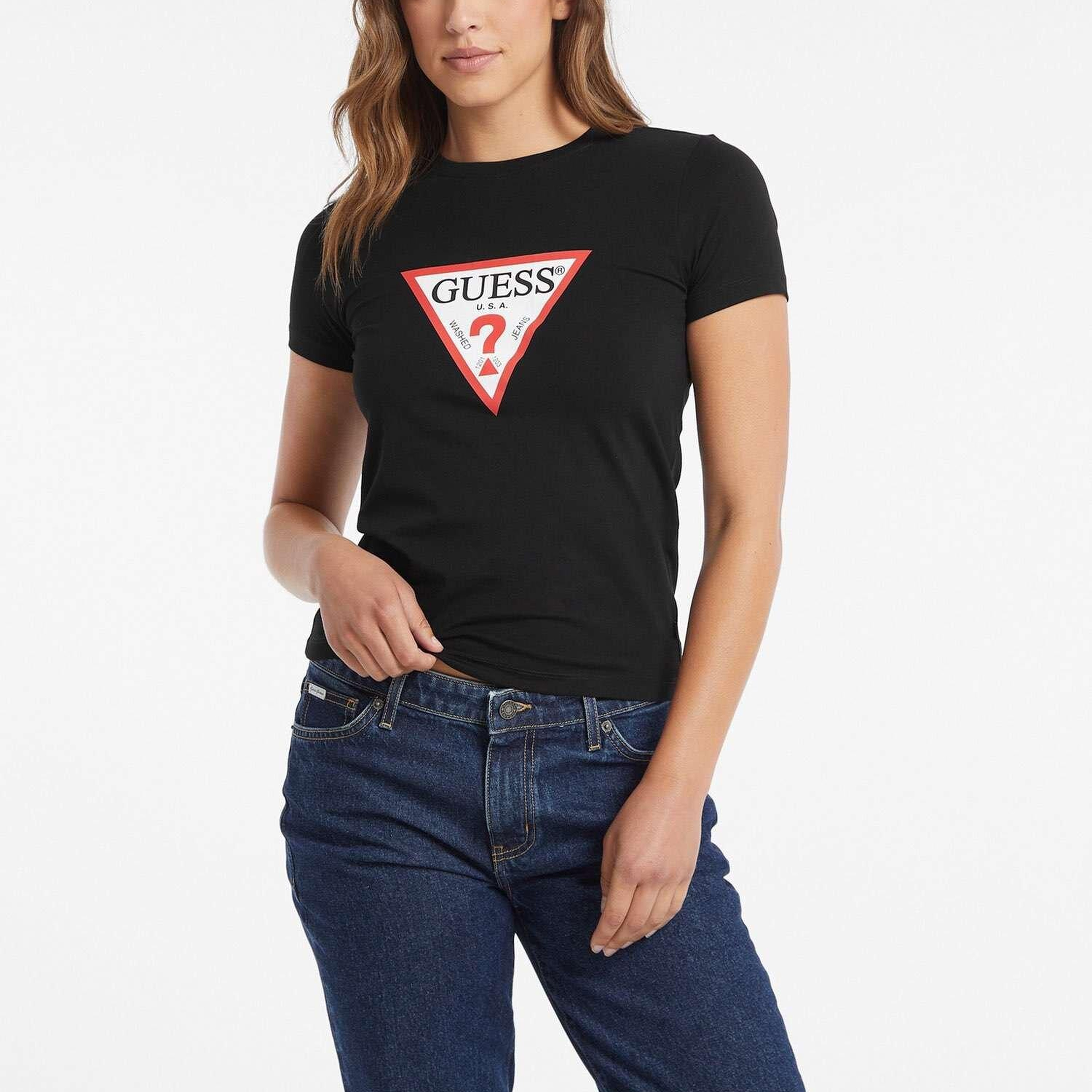 Guess Jeans Kadın Slim Fit T-Shirt
