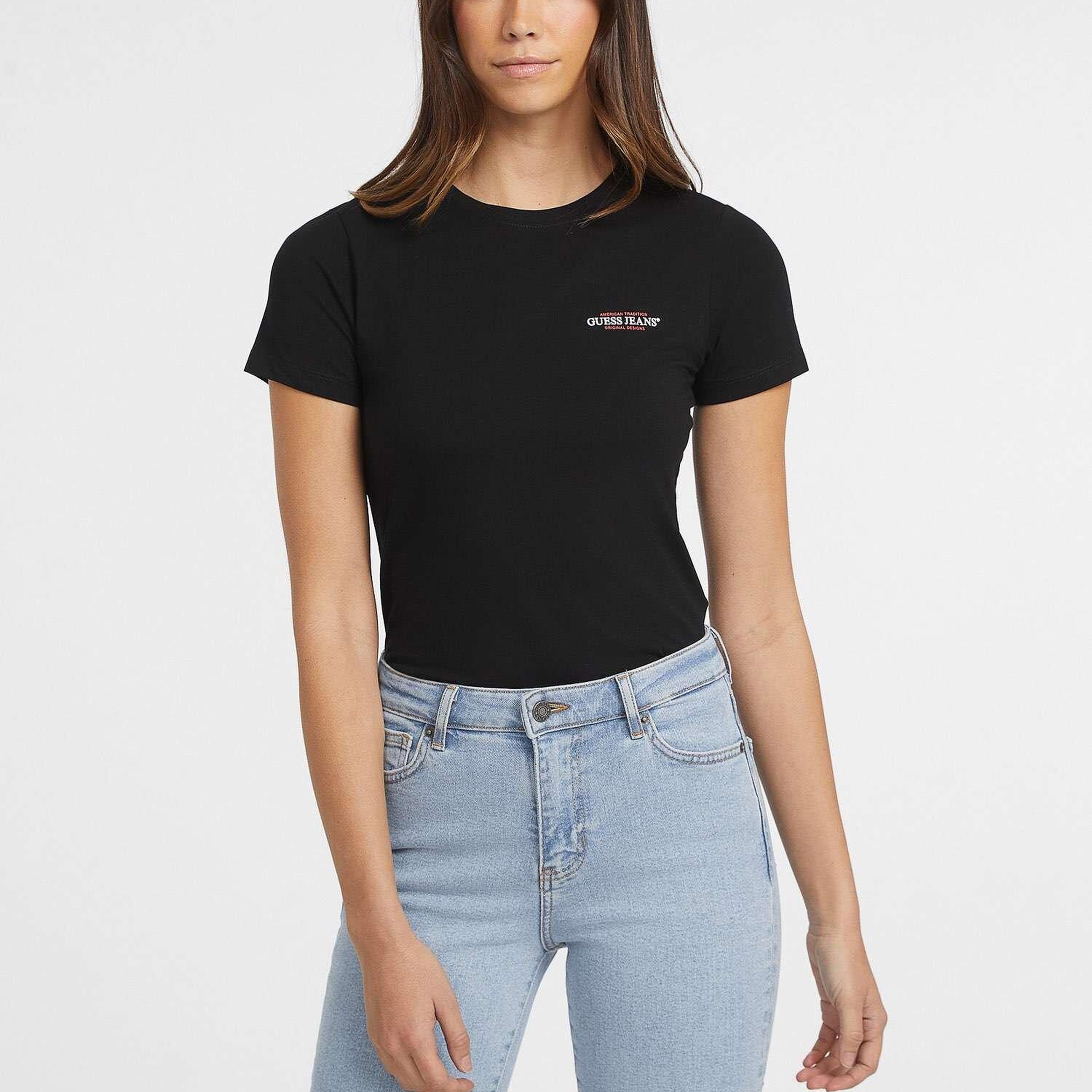 Guess Jeans Kadın Slim Fit T-Shirt