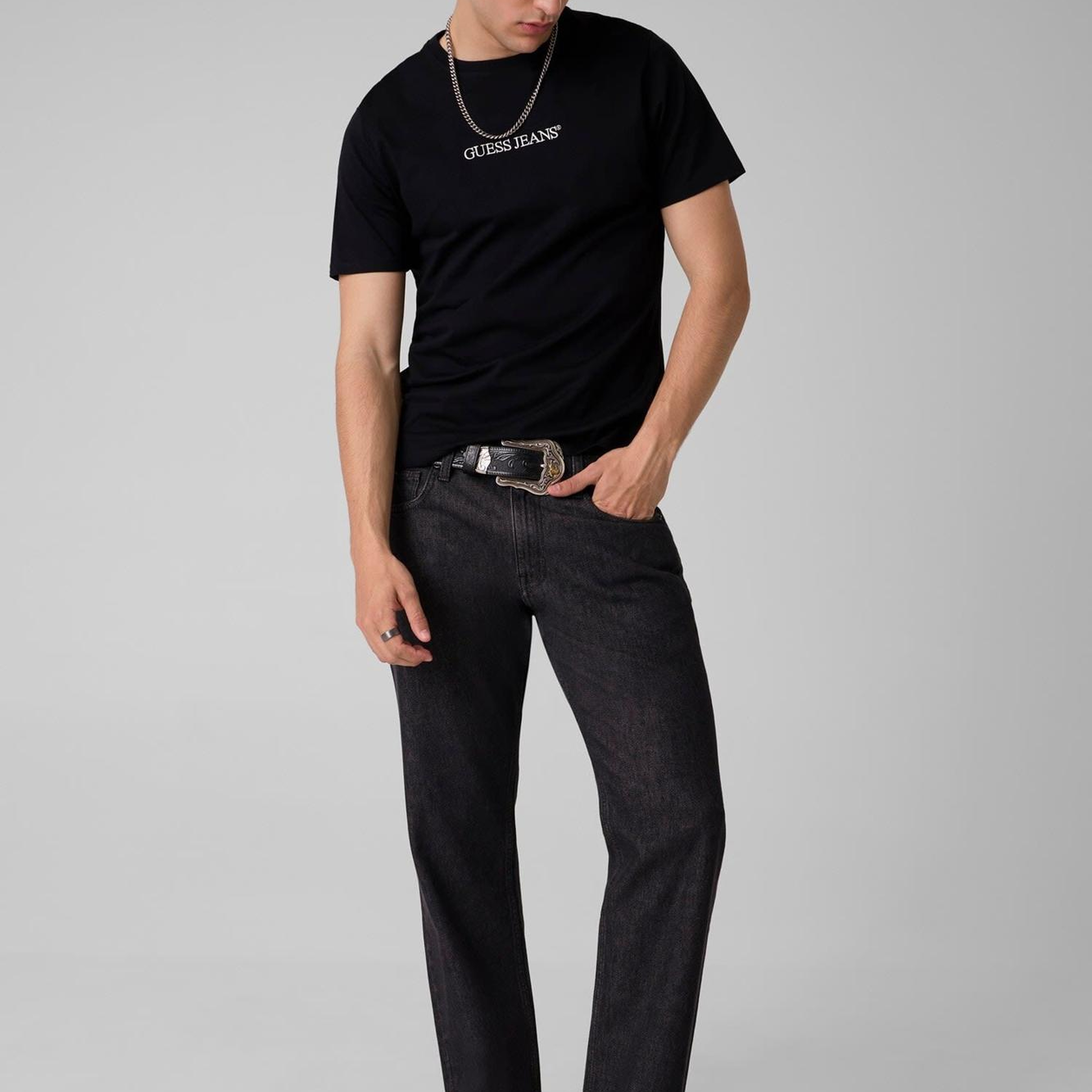 Guess Jeans Erkek Regular Fit T-Shirt
