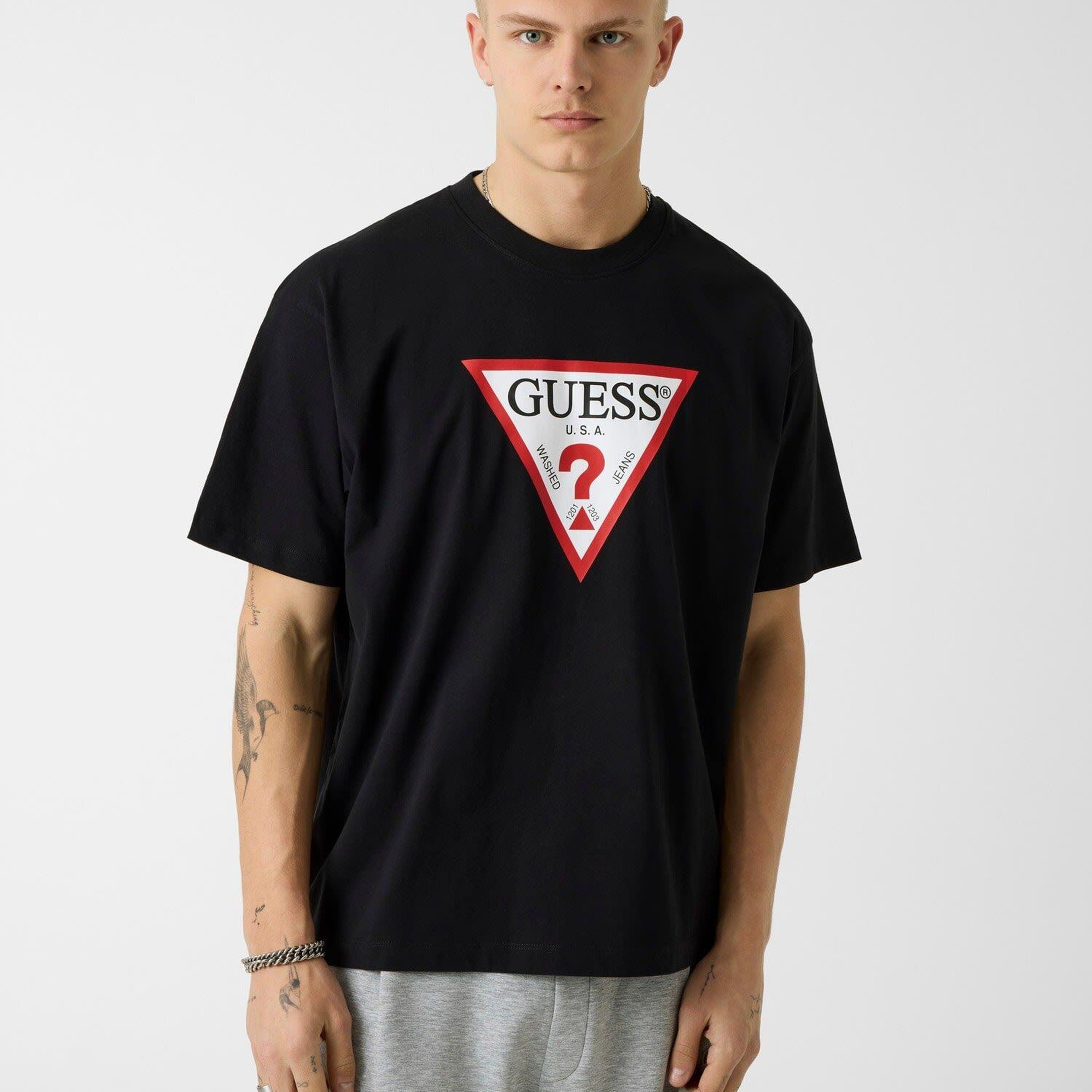 Guess Jeans Erkek Oversize Fit T-Shirt