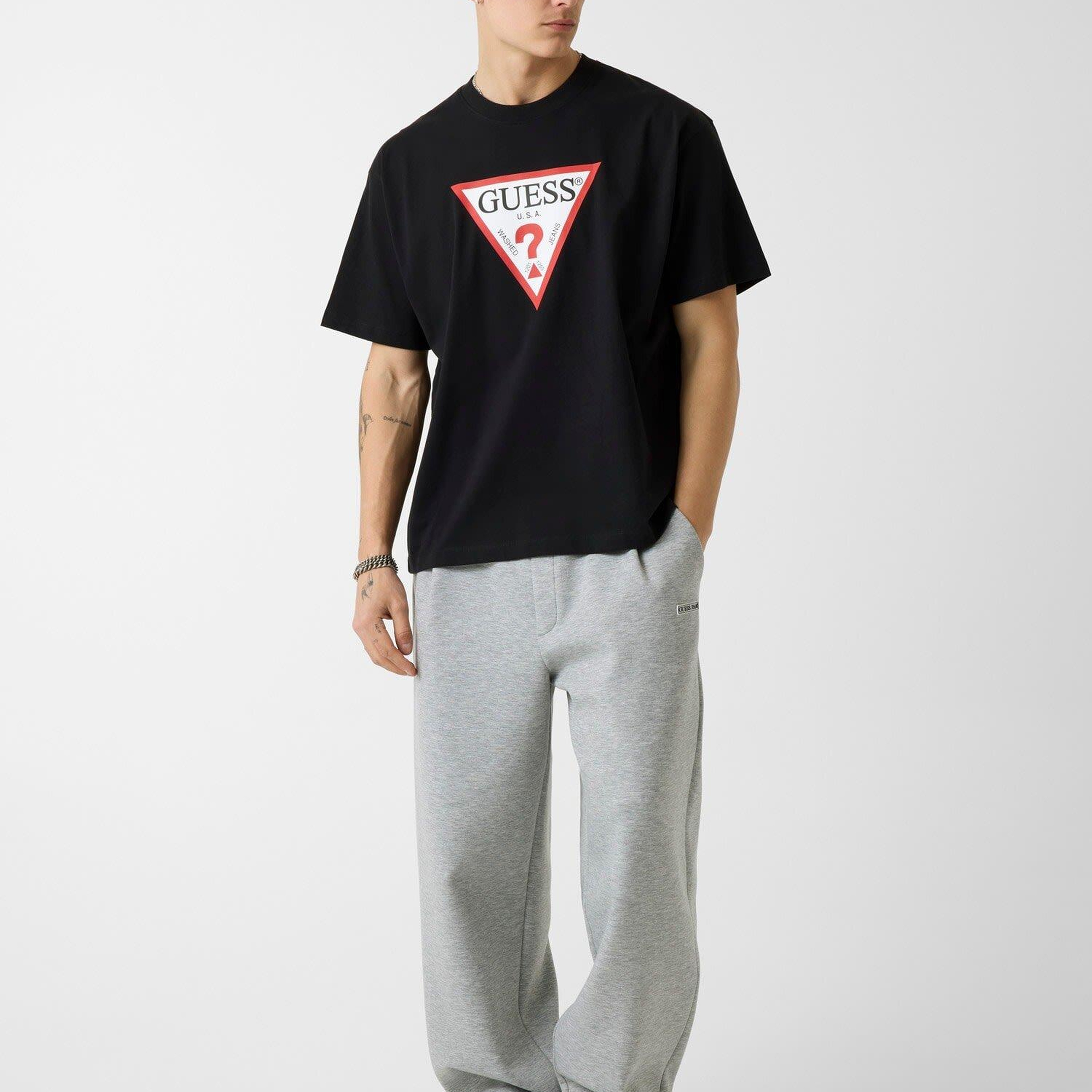 Guess Jeans Erkek Oversize Fit T-Shirt