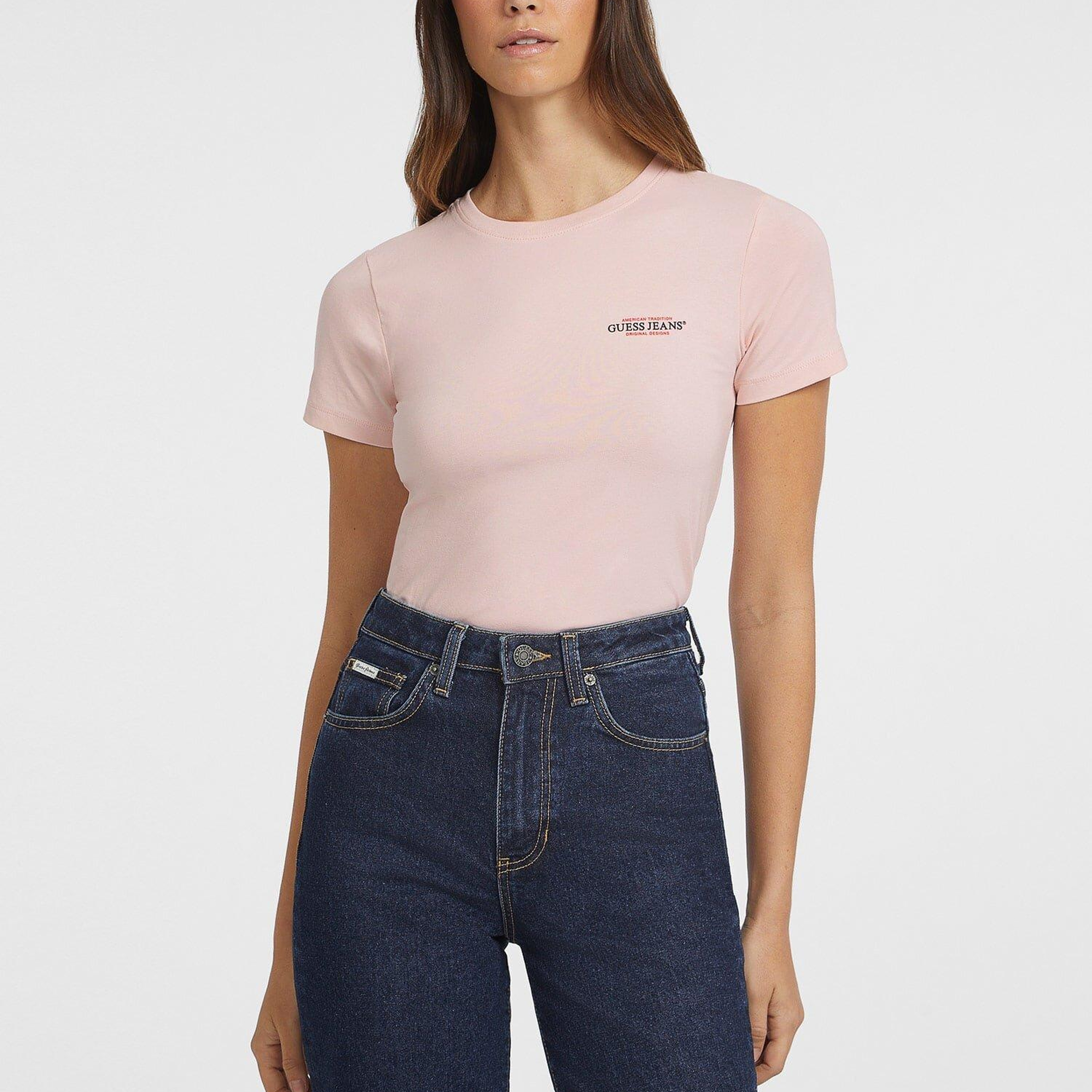 Guess Jeans Kadın Slim Fit T-Shirt