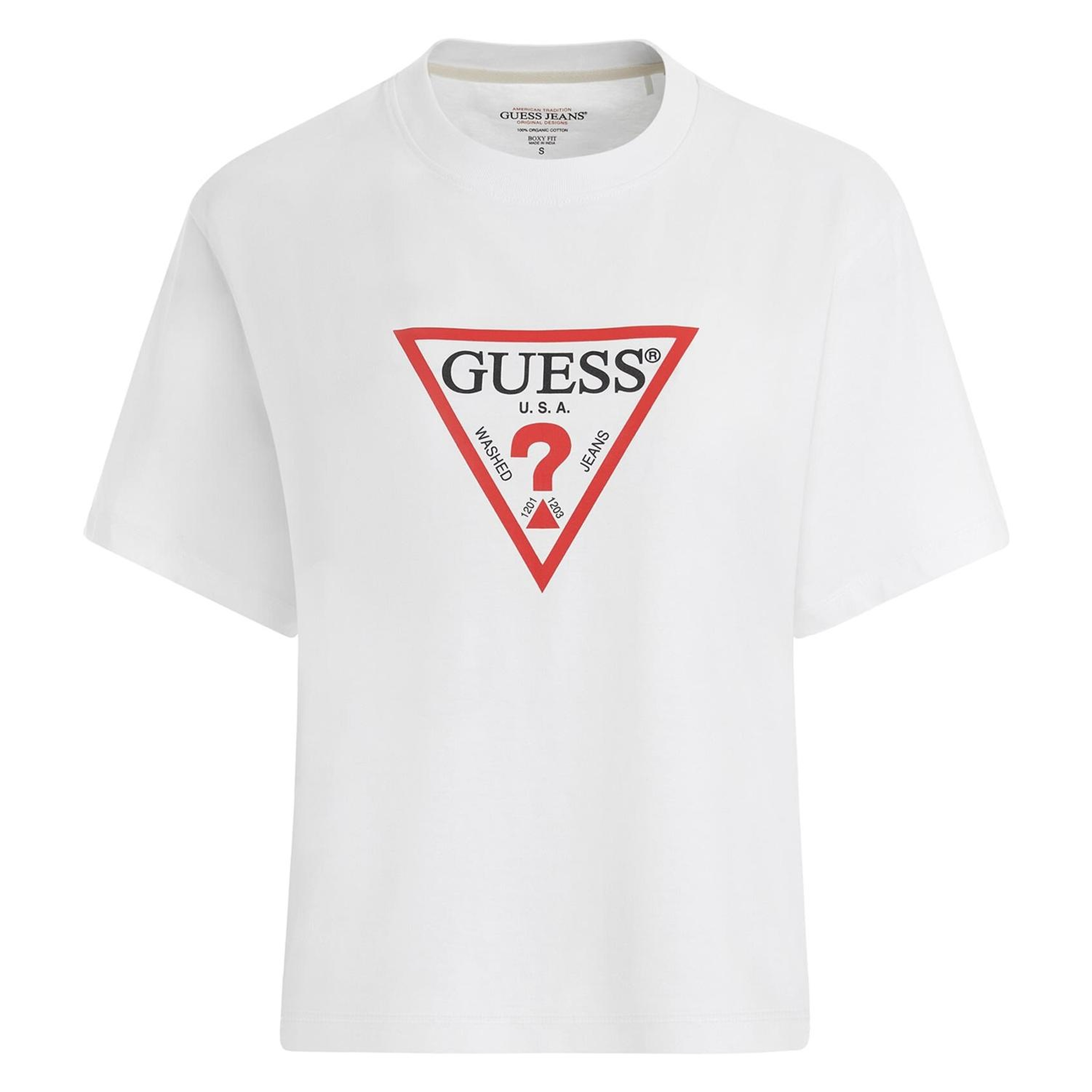 Guess Jeans Boxy Kadın Boxy Fit T-Shirt