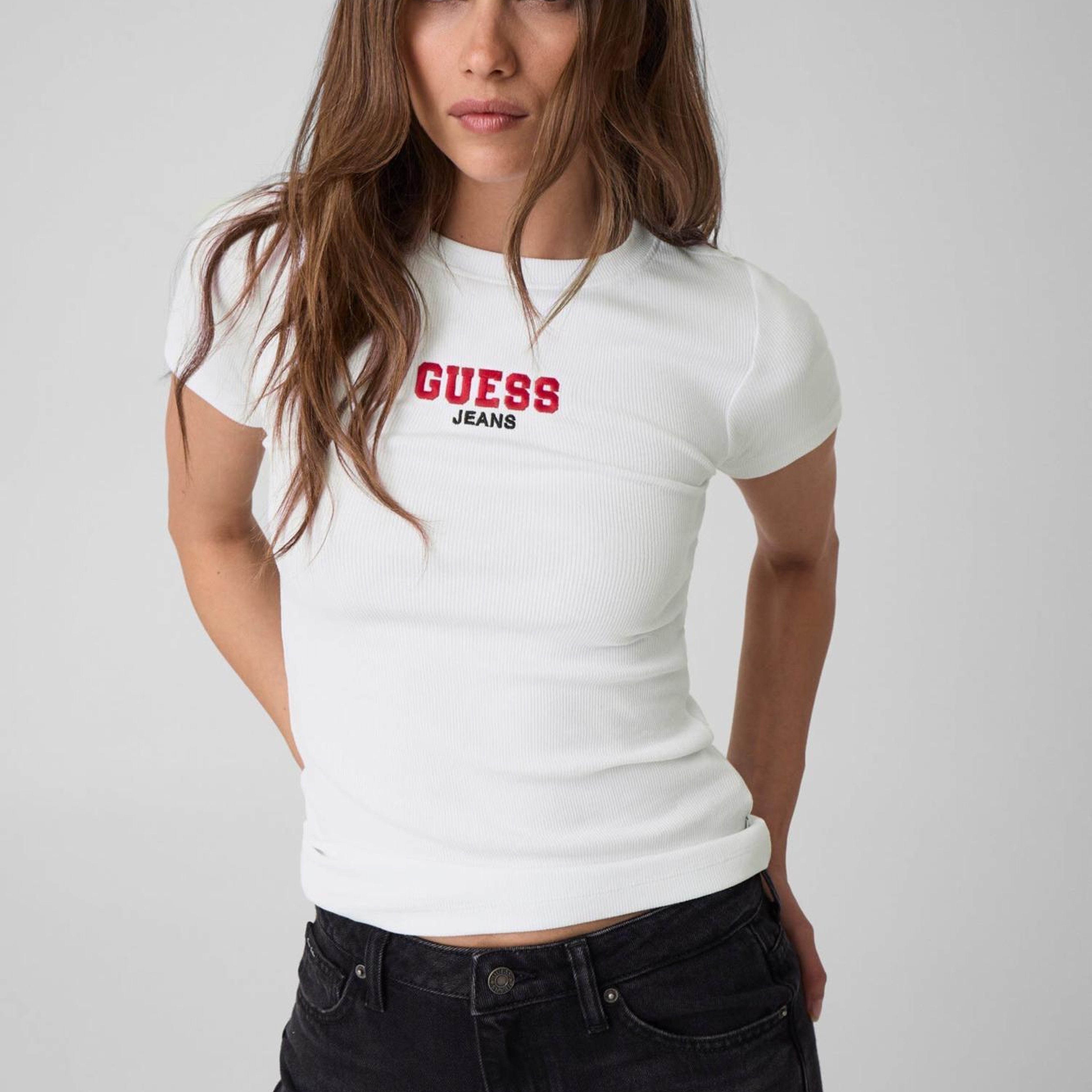 Guess Jeans Kadın Slim Fit T-Shirt