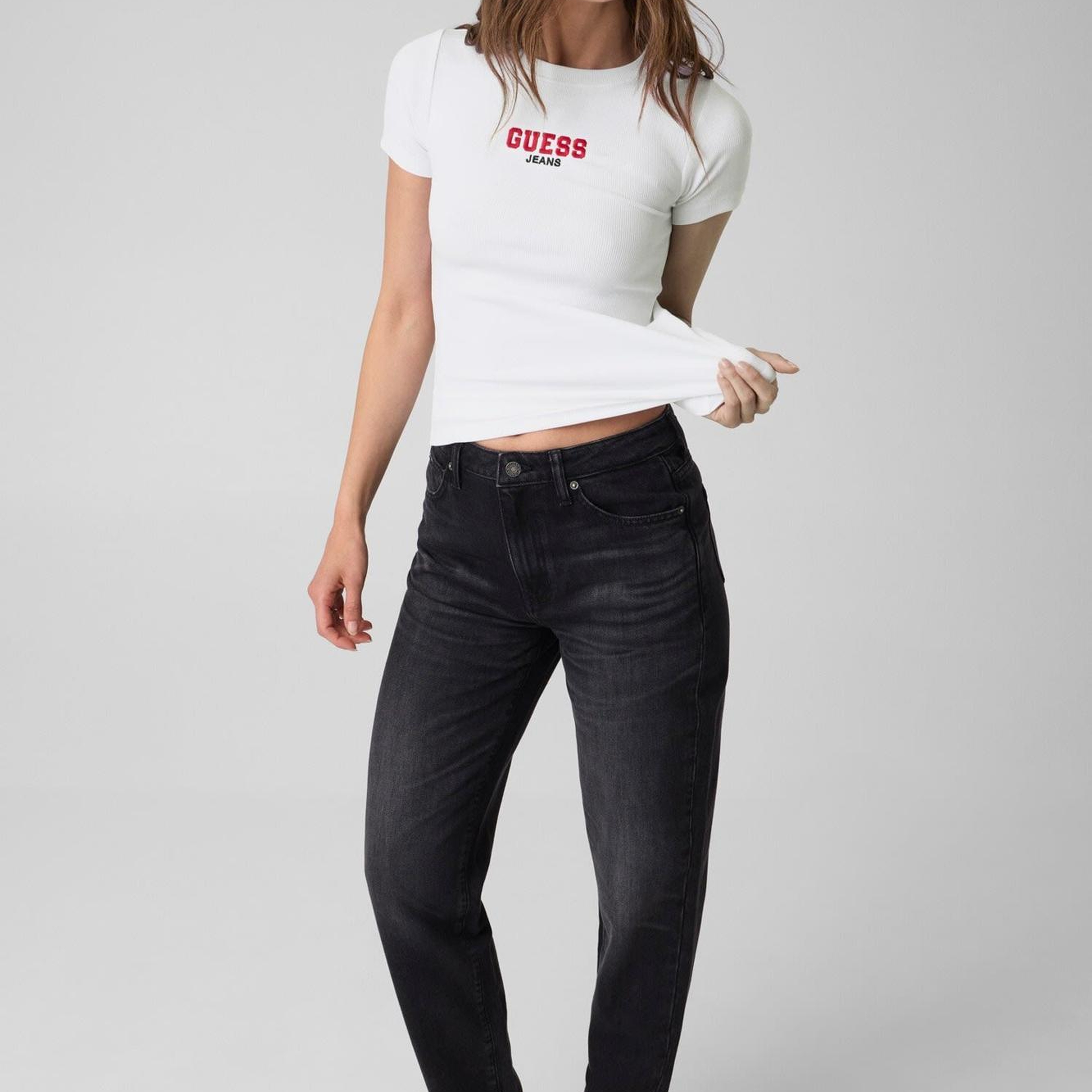Guess Jeans Kadın Slim Fit T-Shirt